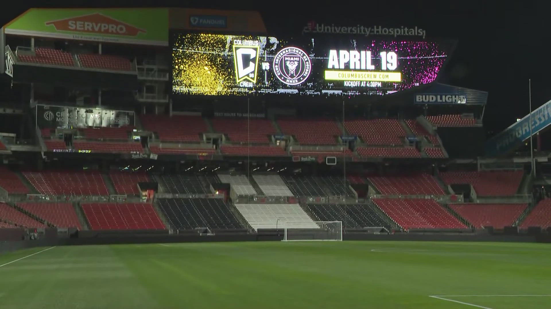 The Columbus Crew (5-0-3) will take on Inter Miami CF (4-0-3) at Huntington Bank Field on Saturday, April 19.