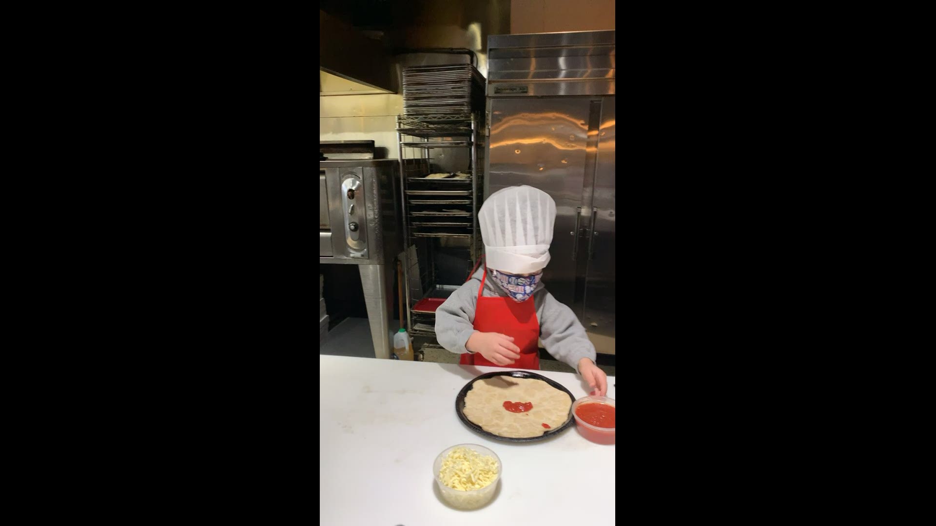 The pizzeria closed its doors for the day to teach kids battling illnesses how to make pizza!