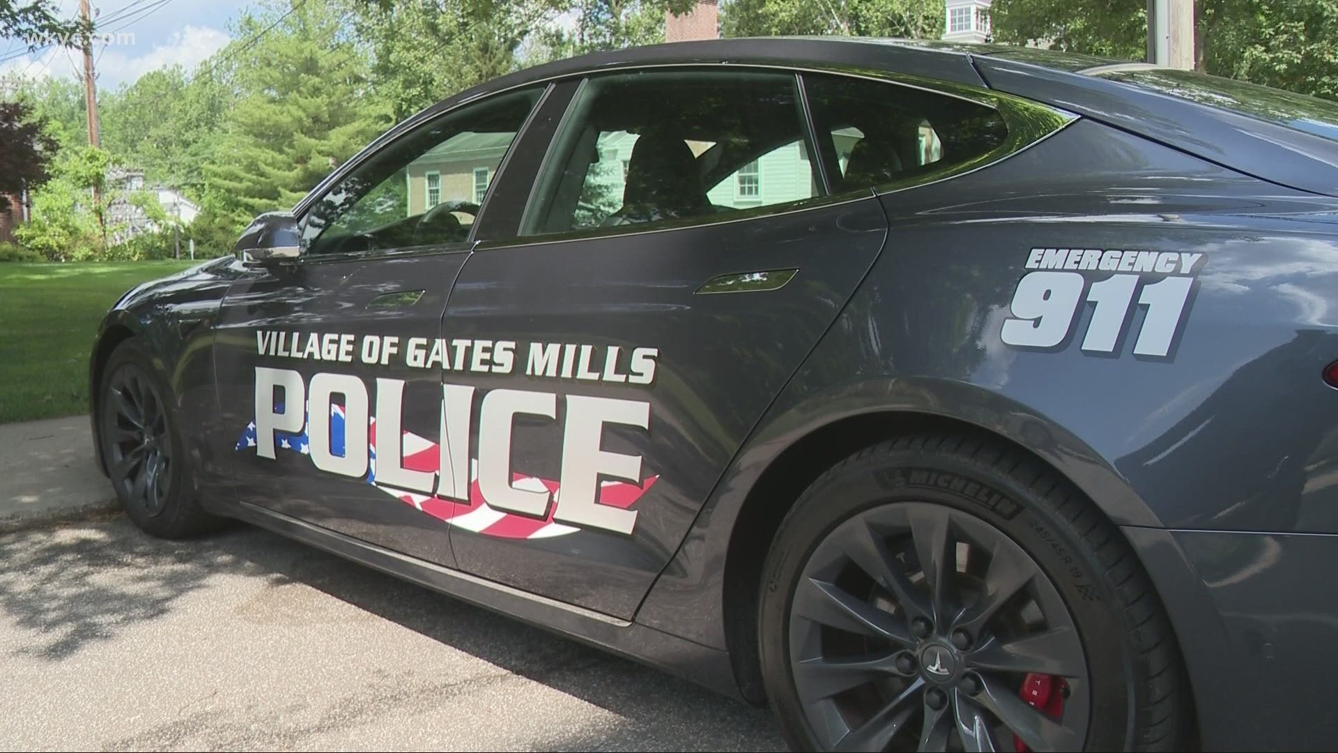 Gates Mills police is going electric. The cars are sporty, eco-friendly, and may soon be flashing lights in your rearview mirror.