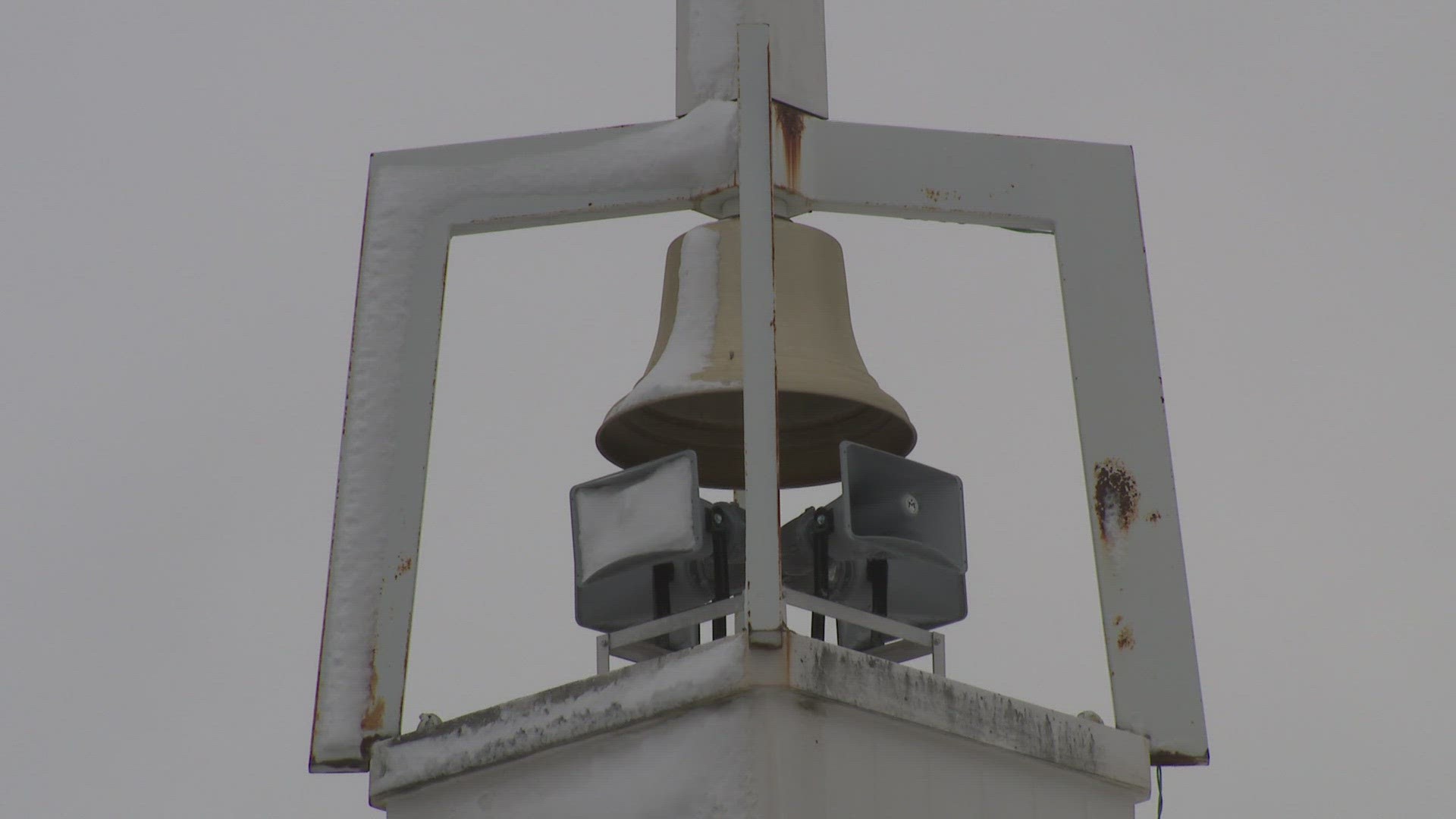 Akron church gets new bell speakers after theft