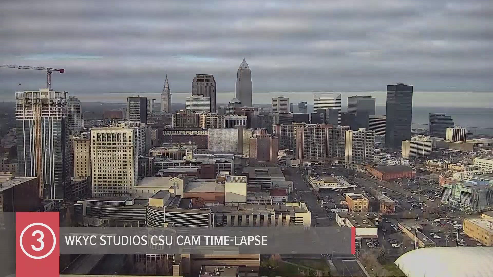 Thursday felt like Spring across northeast Ohio. Enjoy our all-day weather time-lapse from the WKYC Studios CSU Cam. #3weather