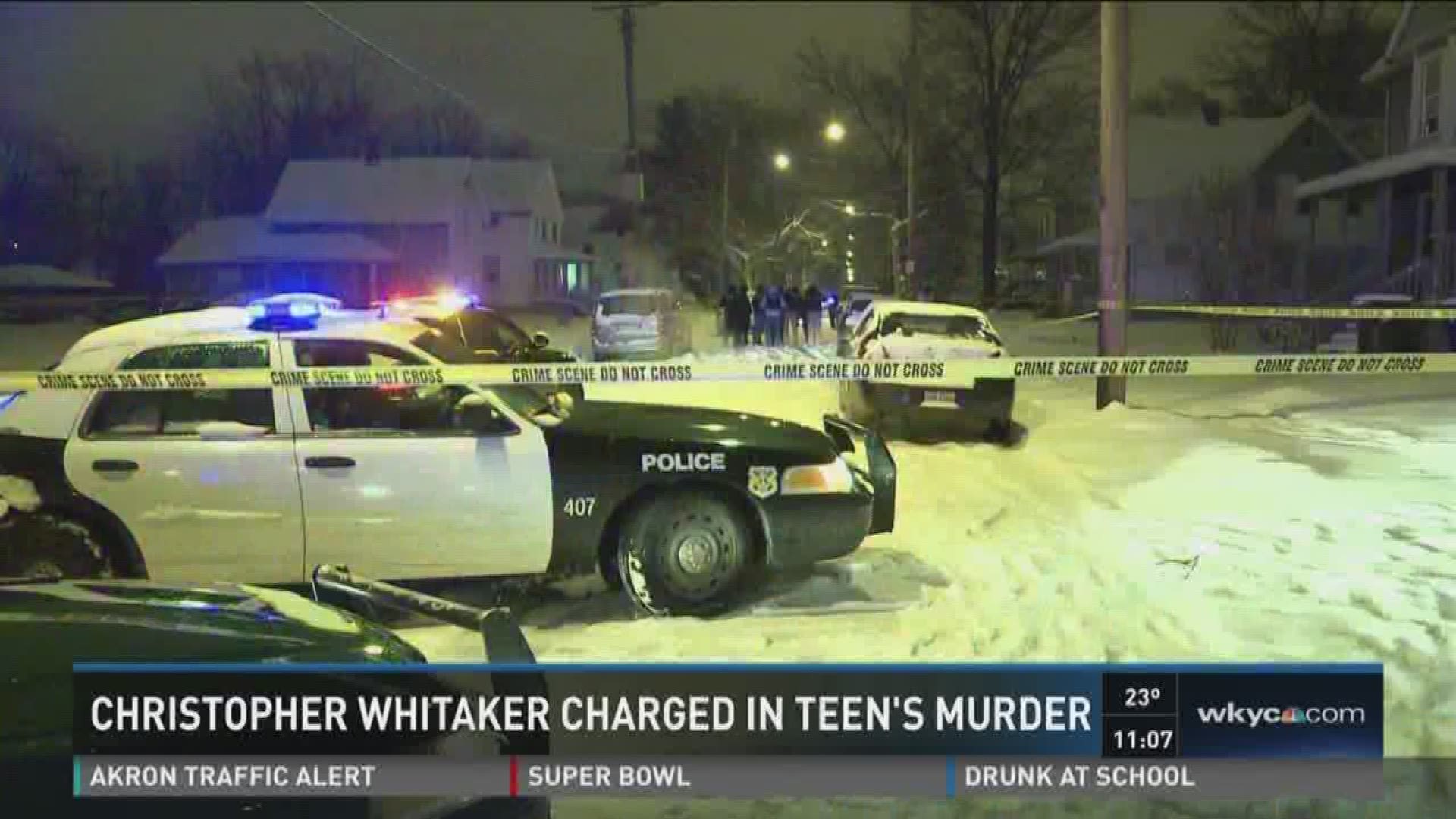 Christopher Whitaker charged in teen's murder