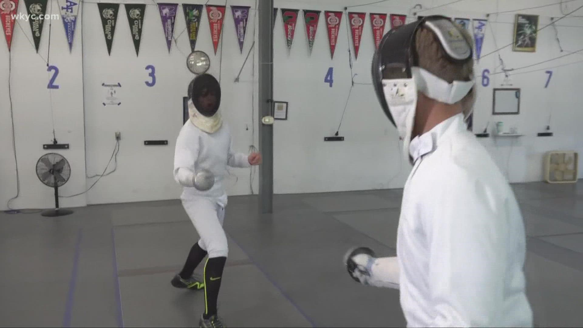 You simply have to see this. Our own Austin Love stepped up to learn how Olympics fencing works -- and he even went up against an experienced teen.