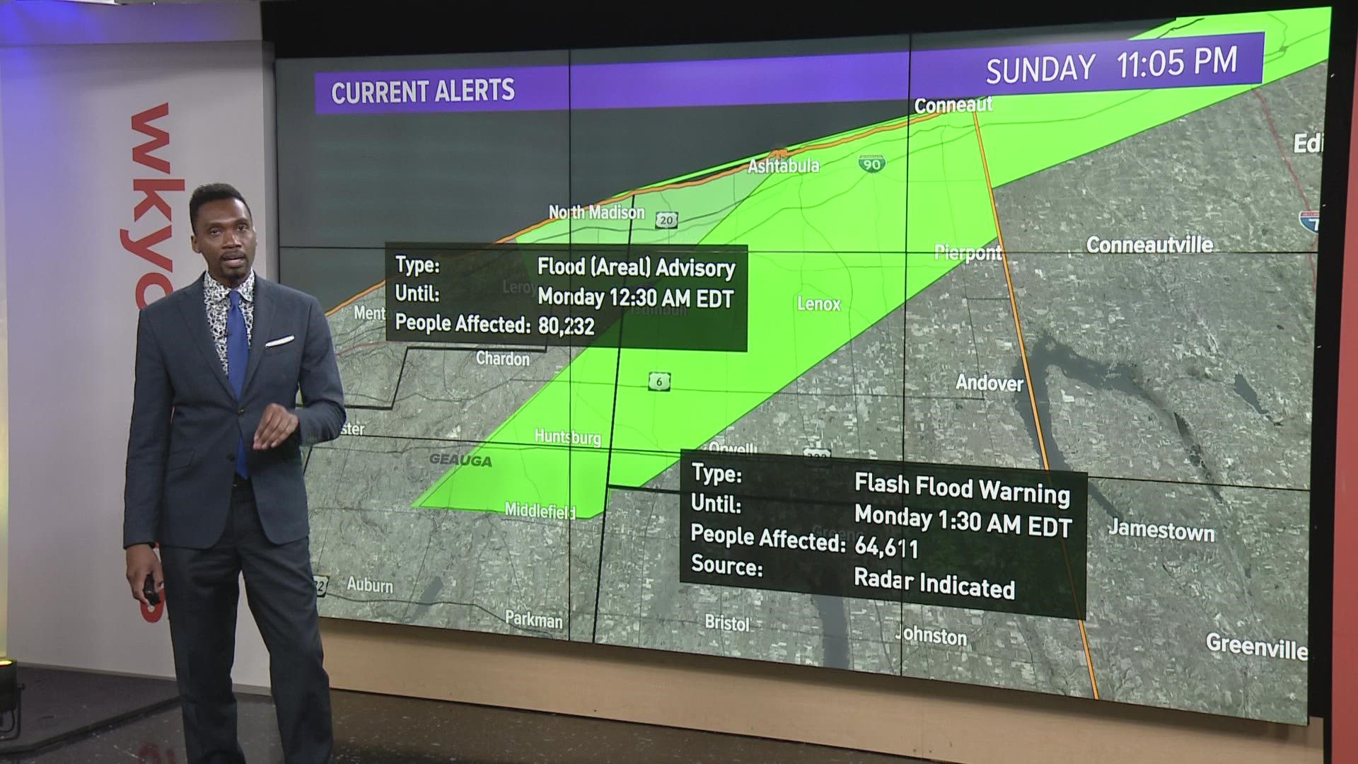 Flood Warnings are still active in Lorain County
