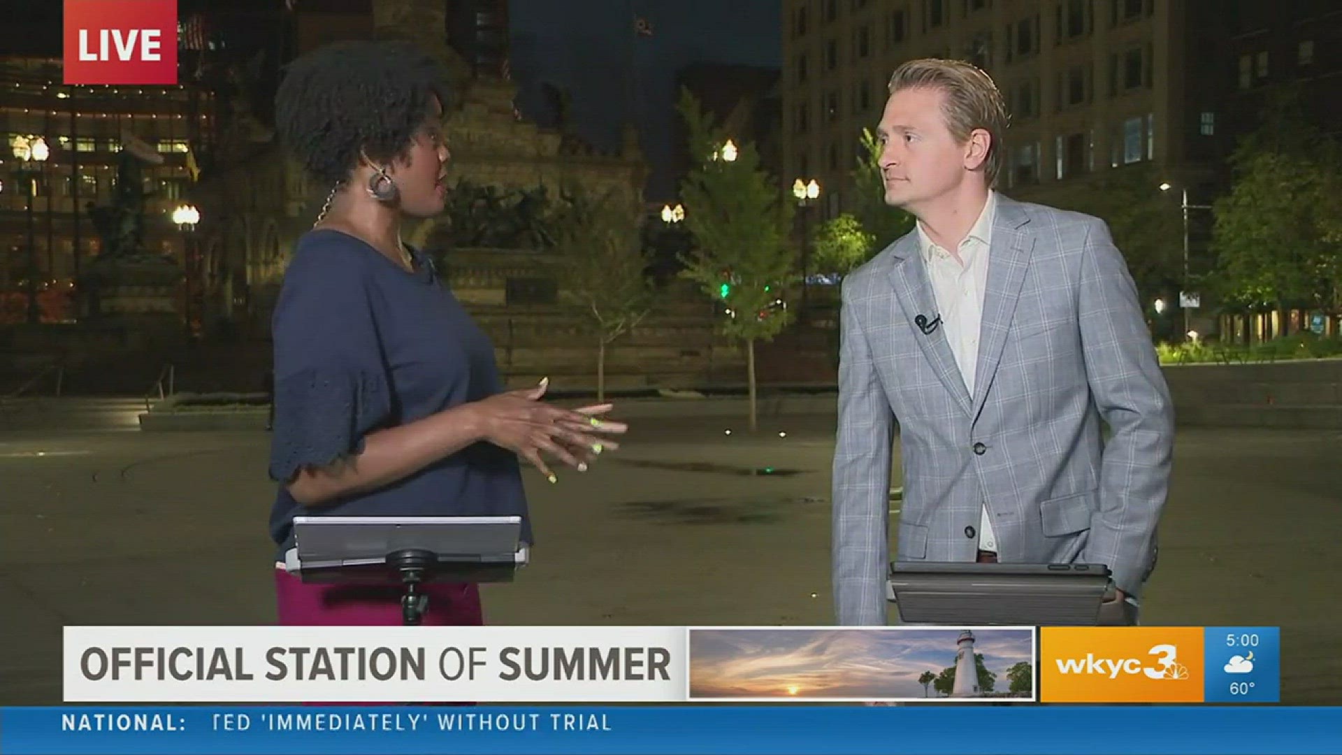 The morning show gets 'super' at Public Square.