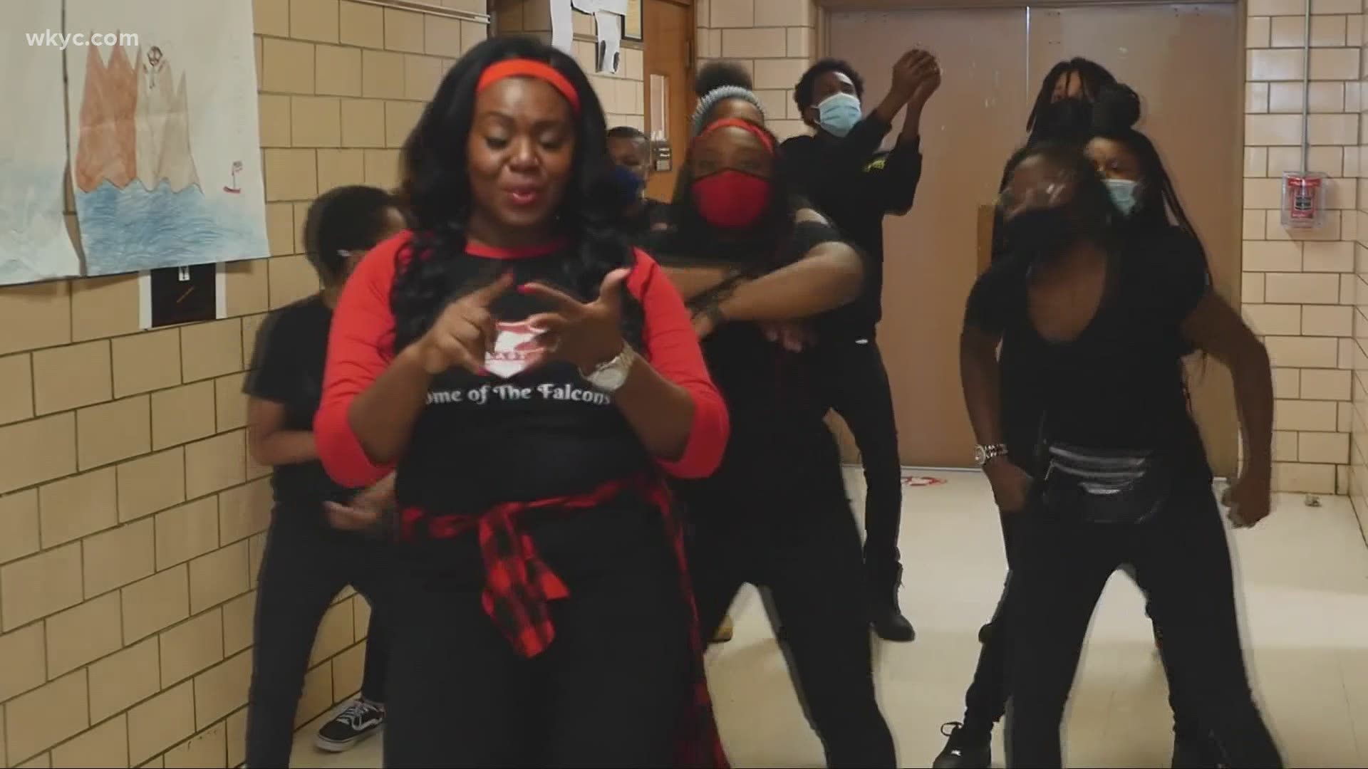 This is Mrs. Tajuana Taylor's 'Back to School Anthem' courtesy of East Academy in Cleveland's Collinwood neighborhood.