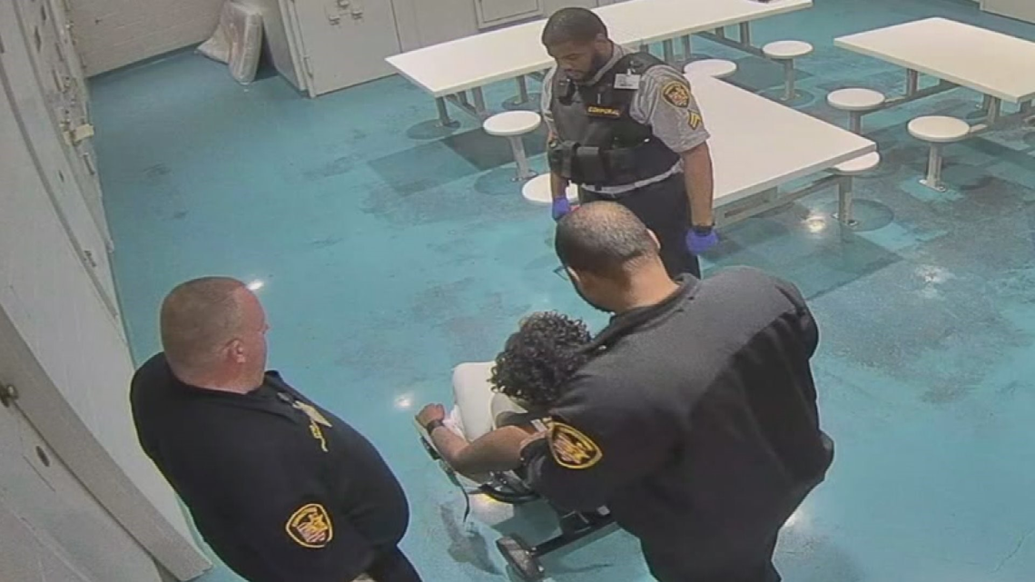 Video Shows Corrections Officers At Cuyahoga County Jail Punch Pepper Spray Woman In Restraint 1805