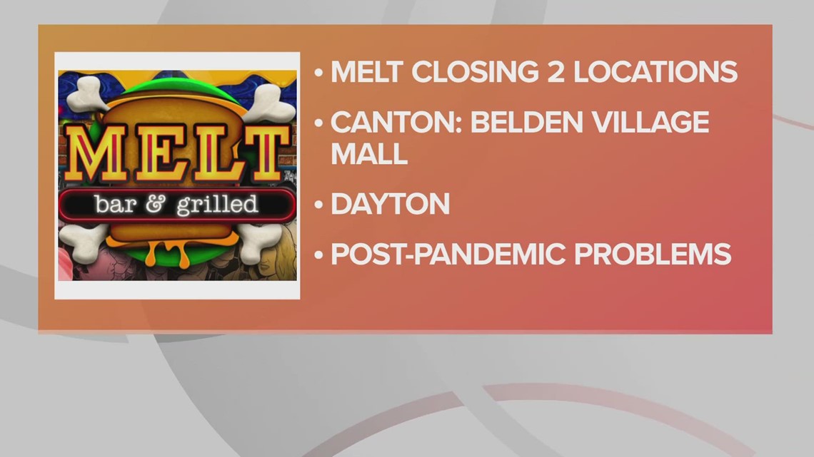 Melt Bar & Grilled shuts down 2 locations, including one in Canton