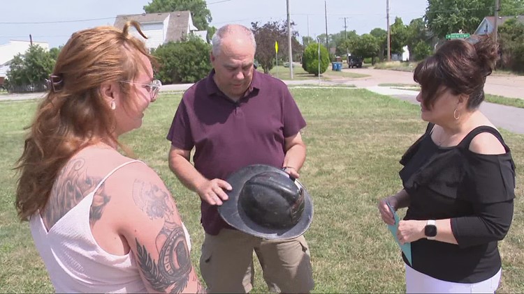 'It brought up a lot of emotions': Lorain family reunited with late father's firefighting helmet