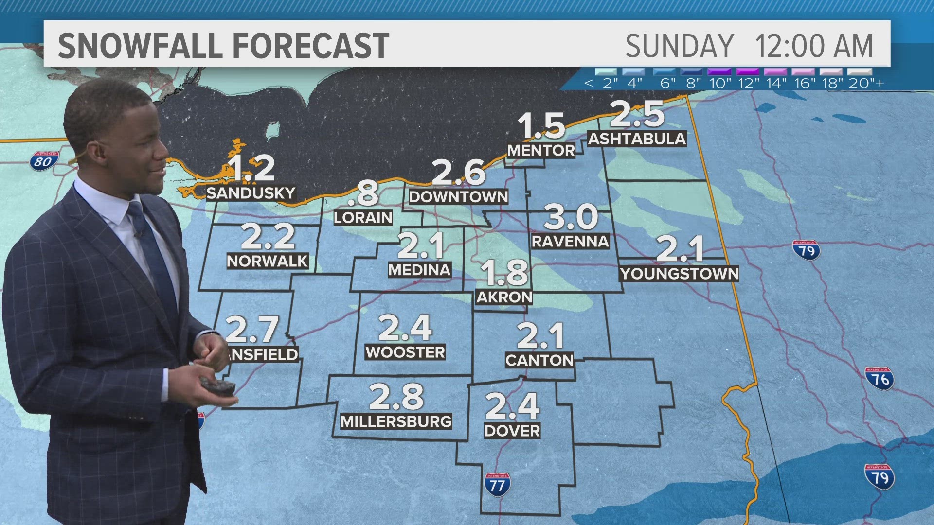 Cleveland and Northeast Ohio weather forecast Cold Friday with snow chances