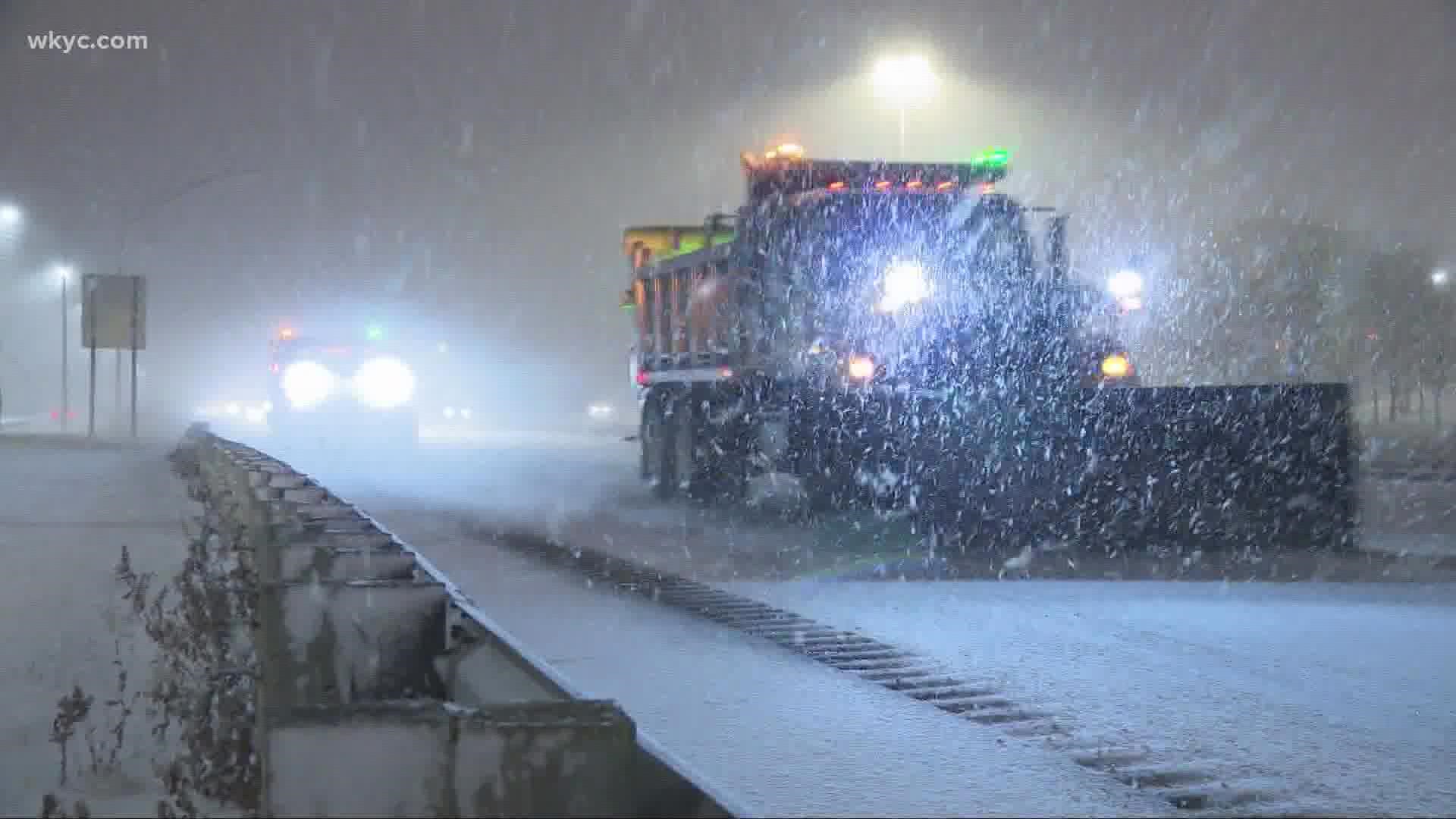 Schools closing as icy storm moves in