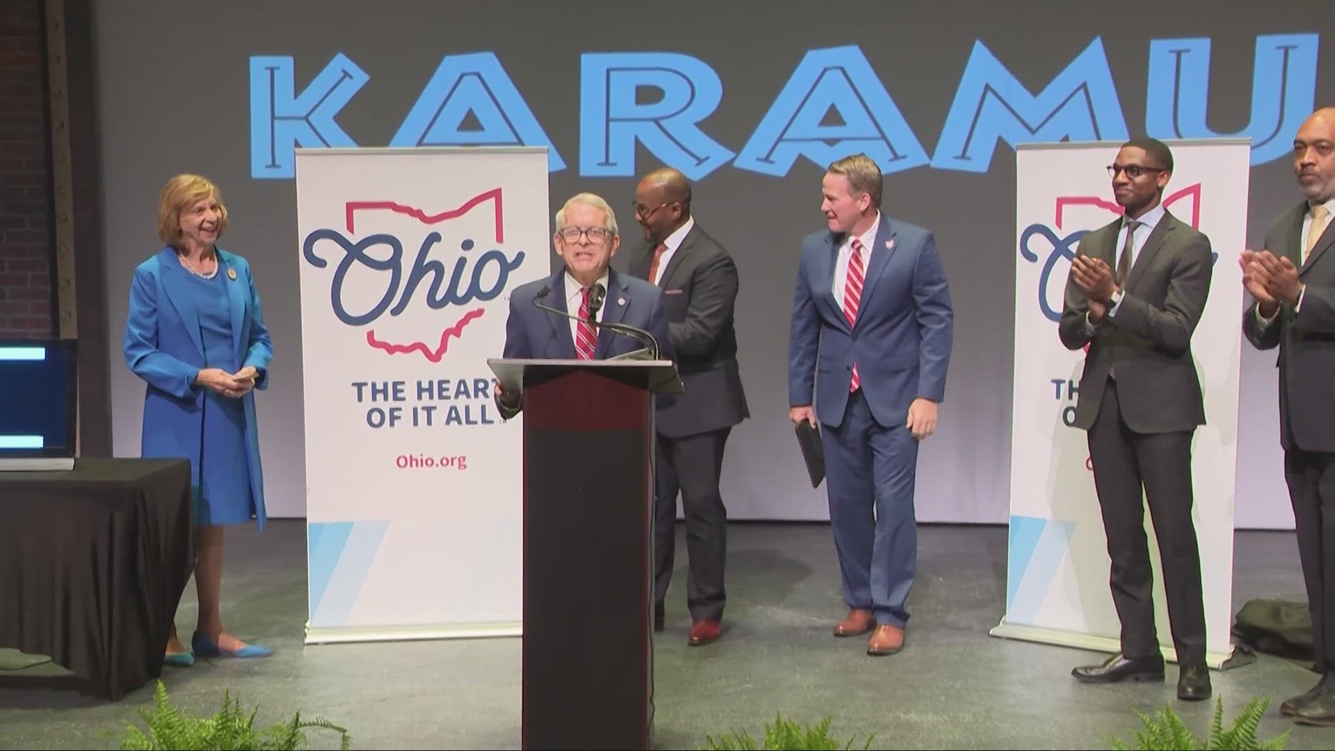 Gov. DeWine announced that the state is returning to "Ohio, The Heart of it All," as the state's tourism slogan.