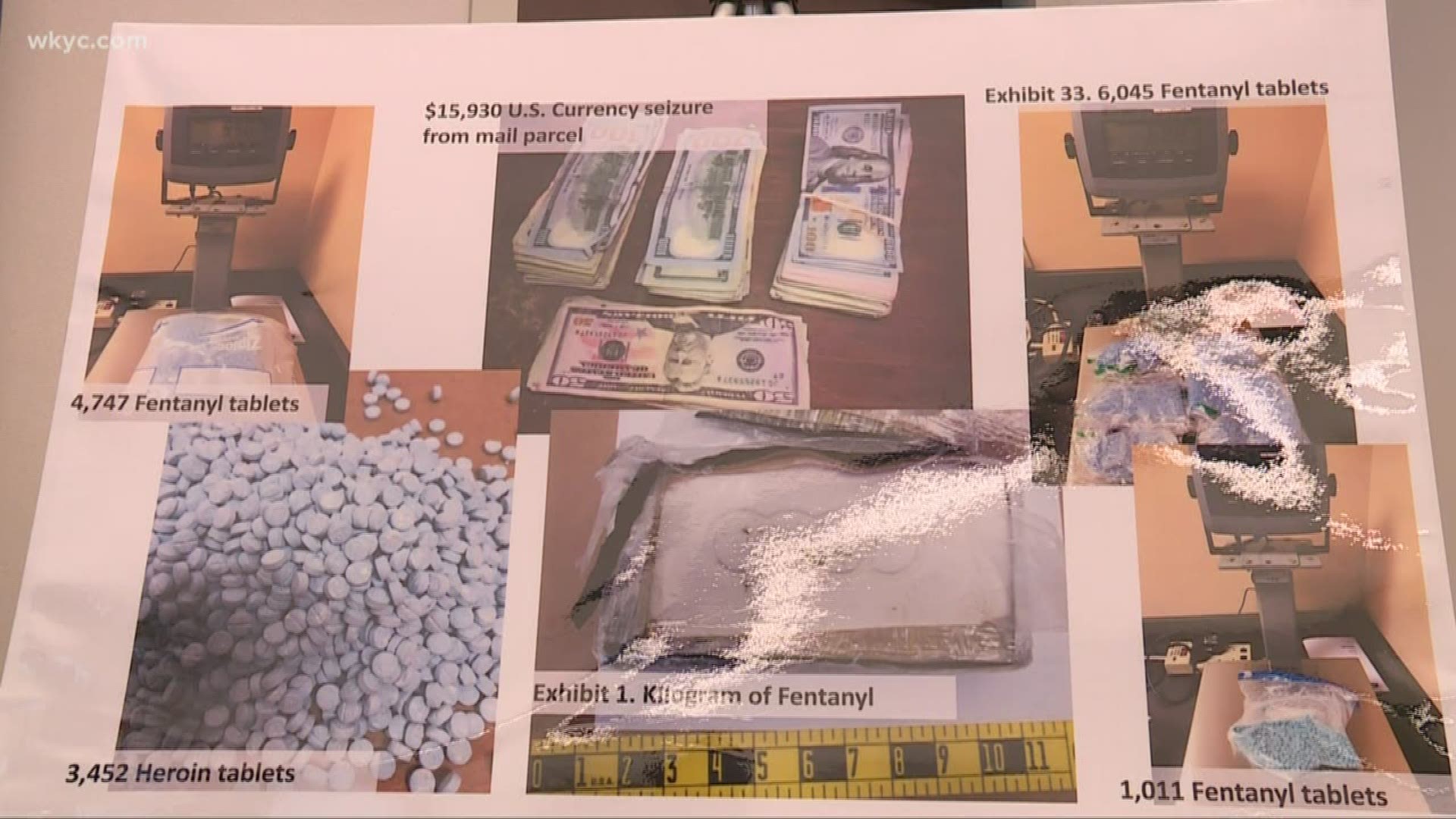 The U.S. Attorney's Office for the Northern District of Ohio held a press conference Thursday to give details on a drug bust with ties to the Cleveland area.  Federal charges of conspiracy to distribute controlled substances were filed against 10 people, most from Northeast Ohio.