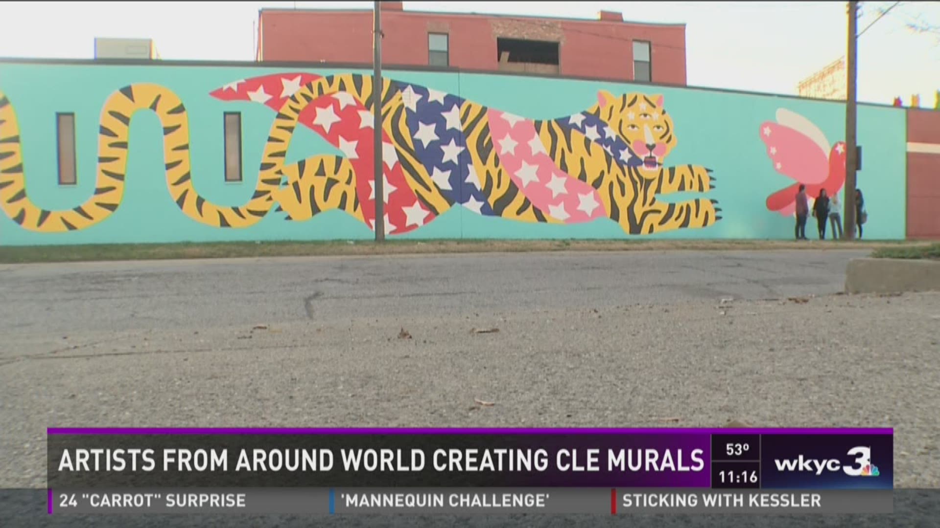 Artists from around the world creating cle murals