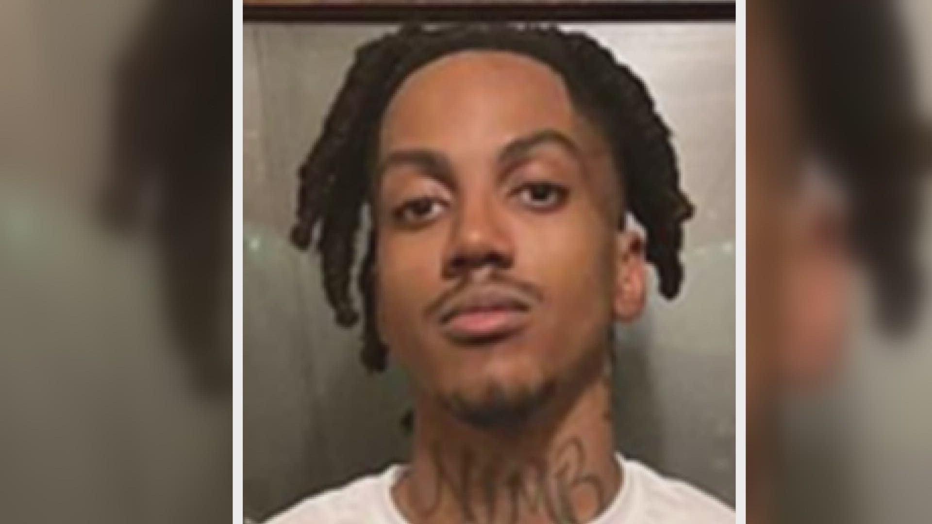 Crime Stoppers is offering a $5,000 reward for information leading to the capture Damien Matthews. Nathaniel Rush was arrested Monday afternoon.