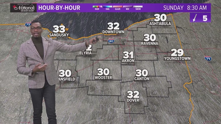 FORECAST | Quick snapback to winter for Sunday morning