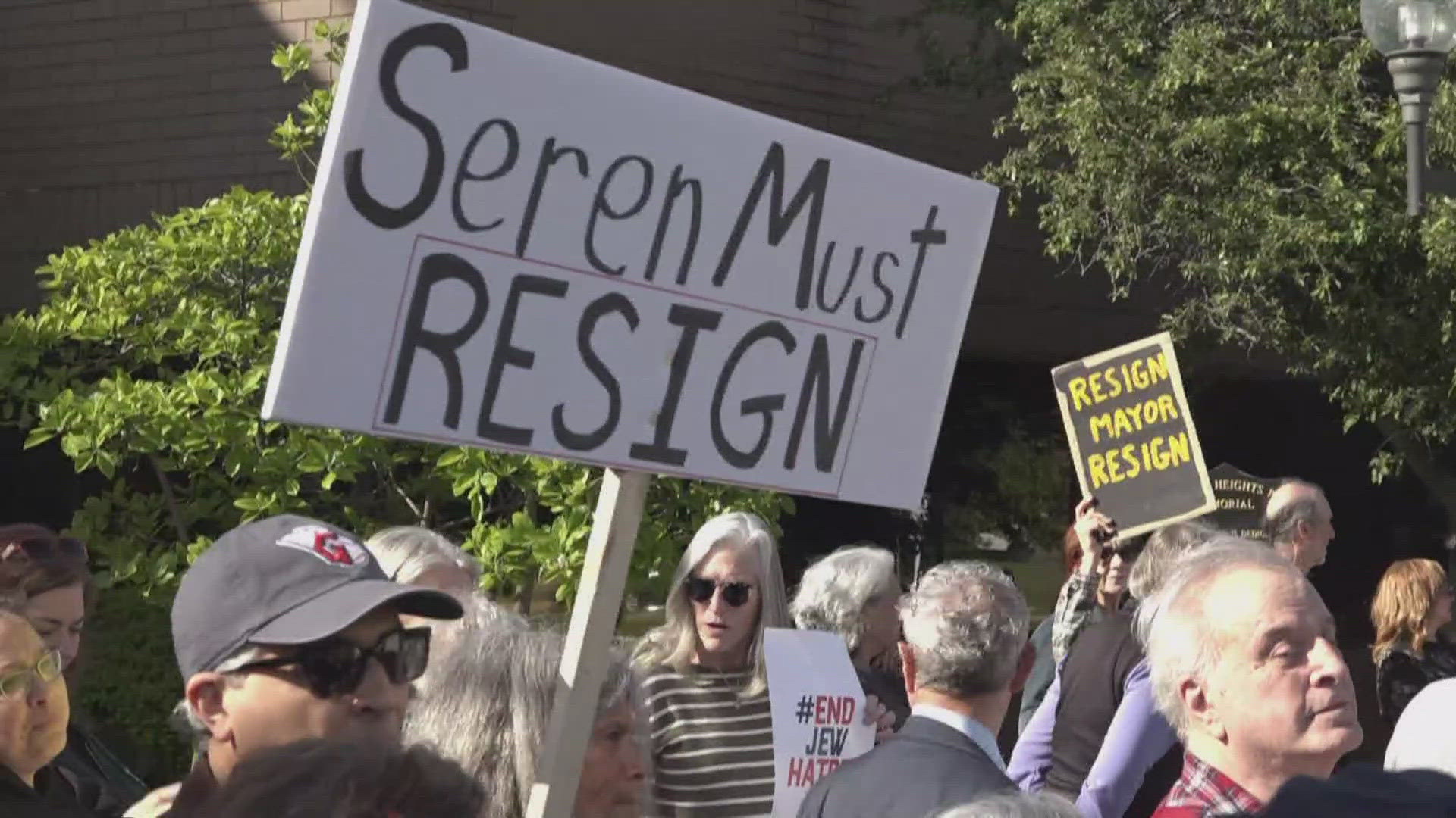 A federal complaint claims Seren's wife, Natalie McDaniel, 'created a hostile work environment' and directed several insults against the Orthodox Jewish community.