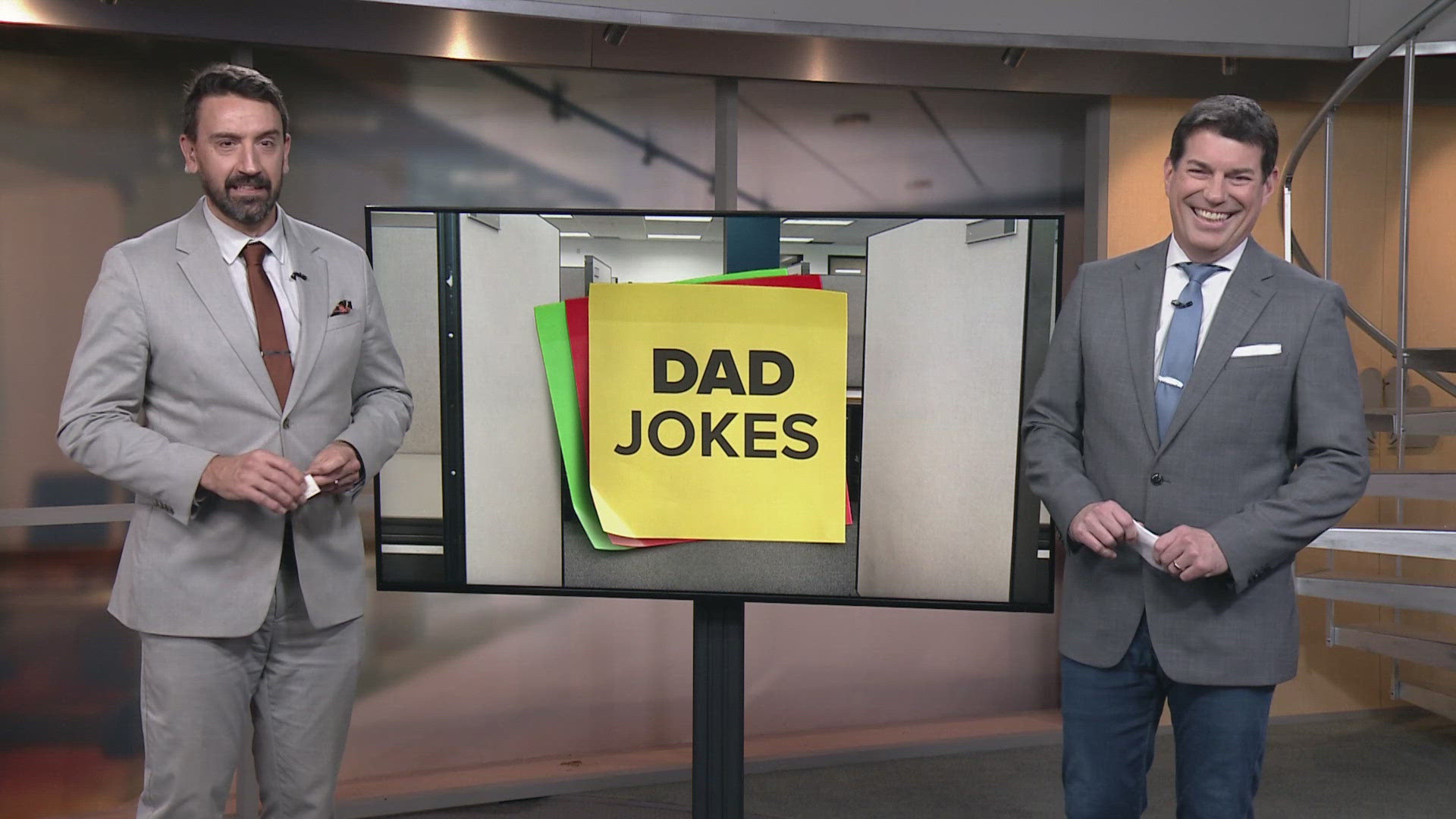 Here’s a reason to smile! Check out these silly dad jokes with 3News' Matt Wintz and Dave Chudowsky at WKYC Studios in Cleveland.