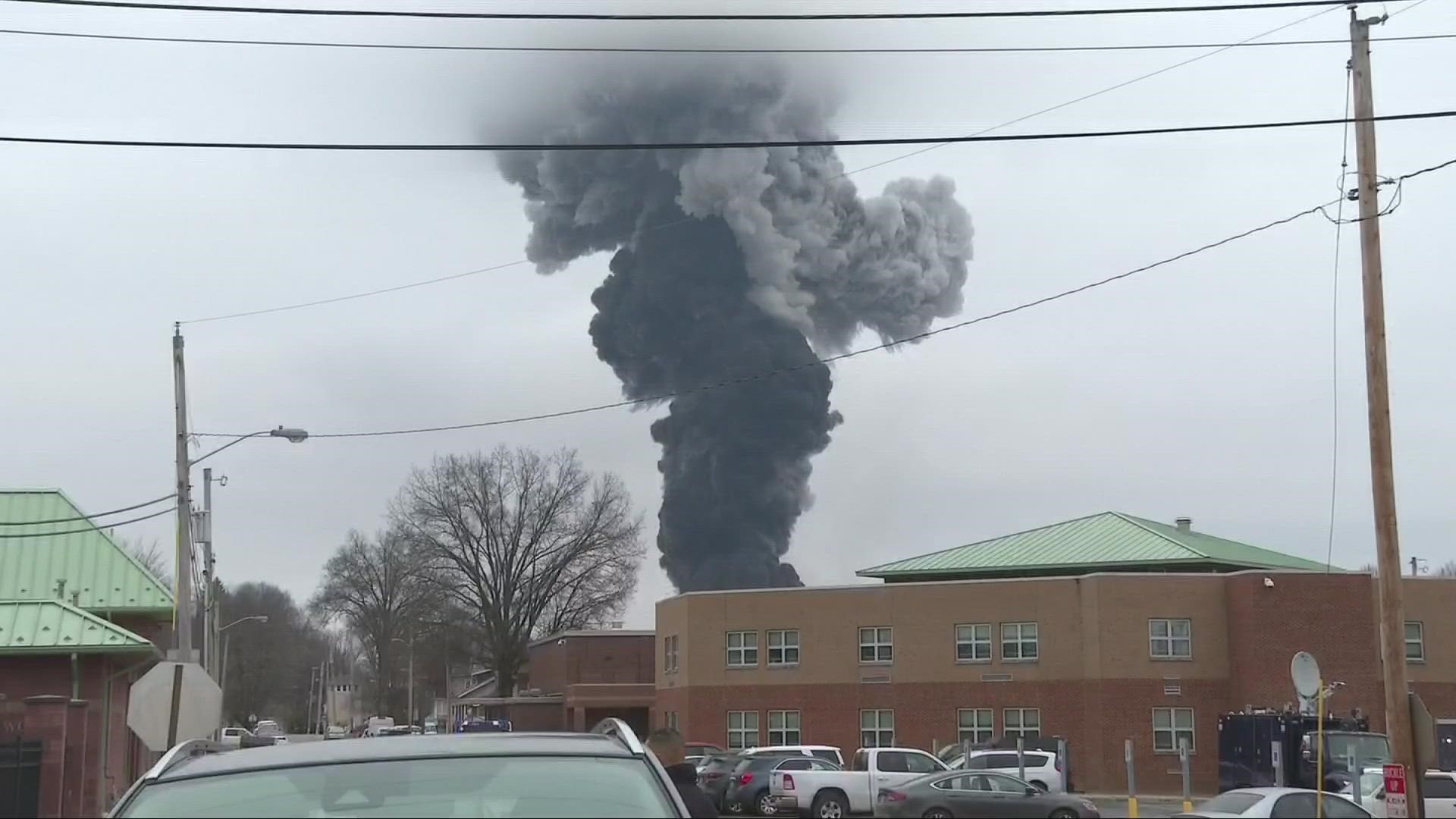 East Palestine residents have evacuated to nearby cities, including Poland and Canfield. One evacuee tells 3News she feels betrayed by the city and railway.