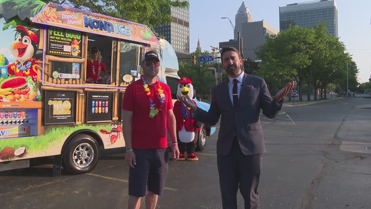 Kona Ice of Westlake stops by 3News to deliver their  flavored shaved ice