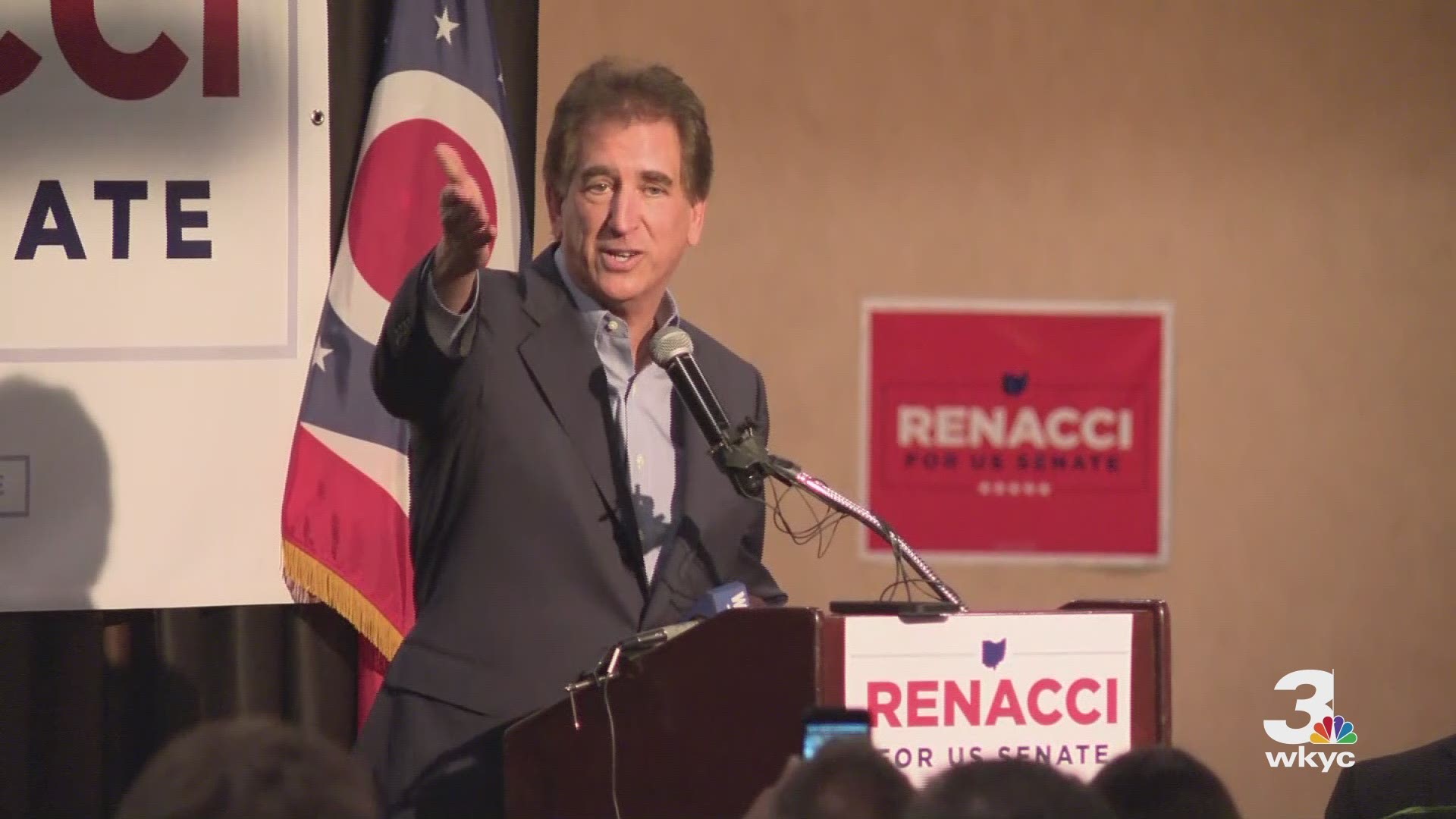 Jim Renacci gives acceptance speech after winning GOP bid for U.S. Senate
