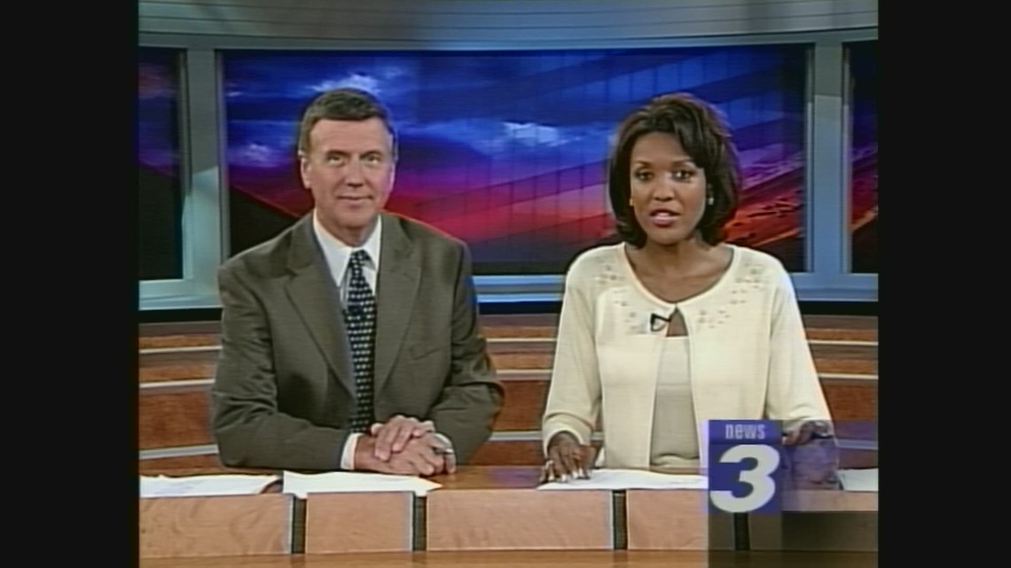 Throwback Thursday Tim White and Romona Robinson anchor Channel 3 News