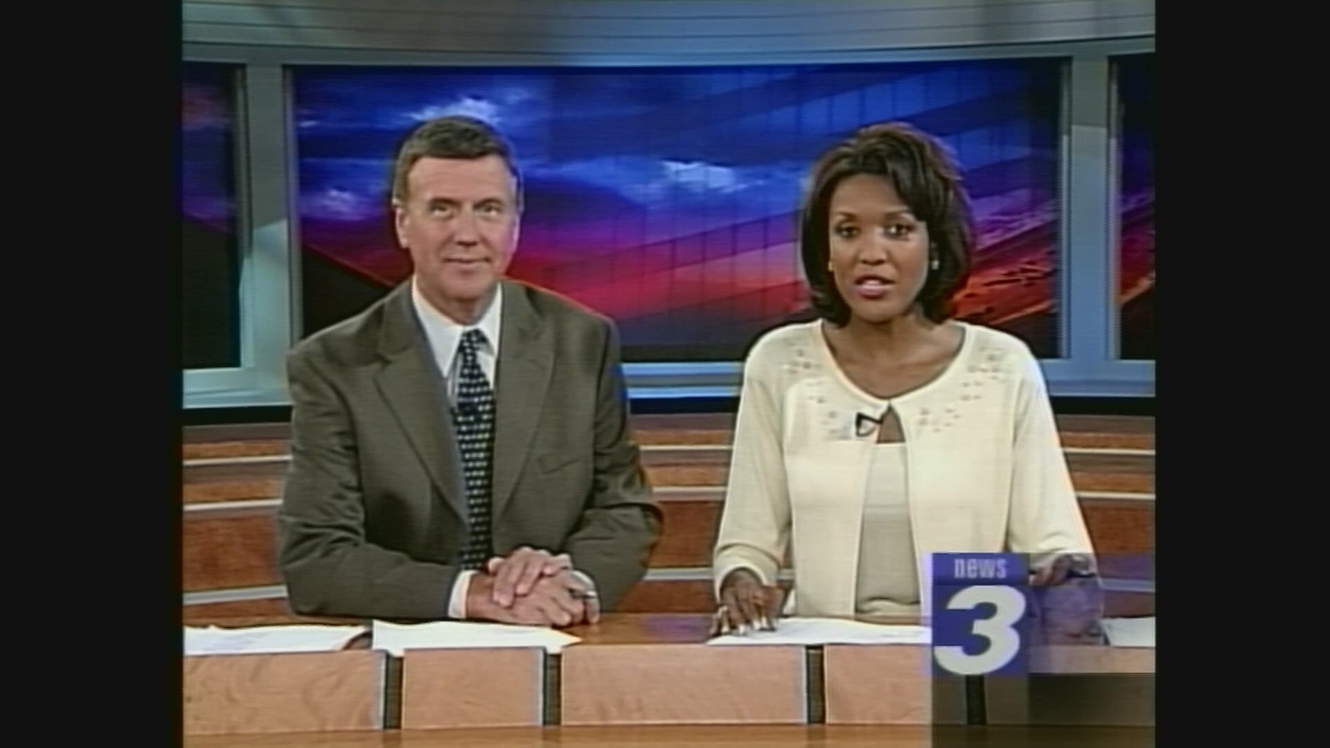 Throwback Thursday: Tim White and Romona Robinson anchor Channel 3 News