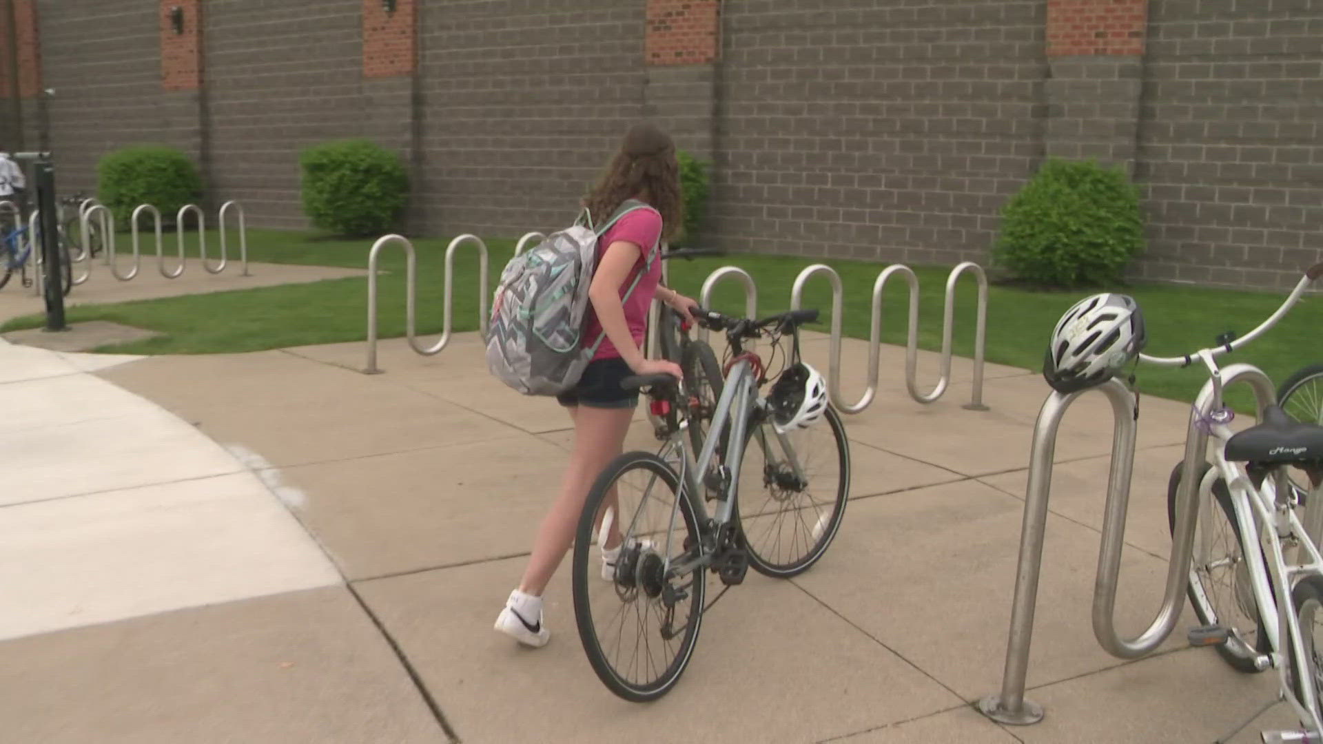 These days, students at Bay Village Middle School are swapping four wheels for two.