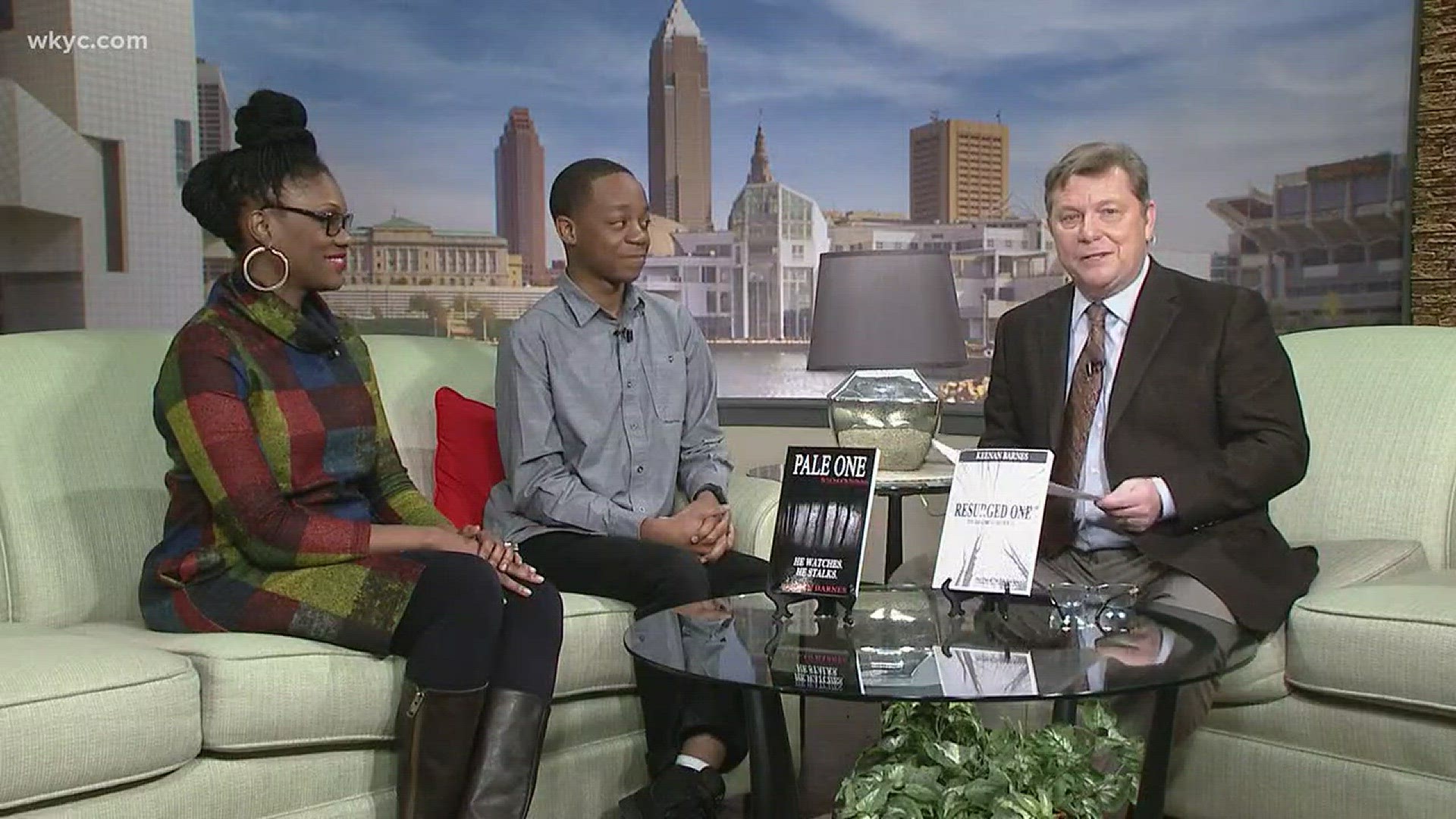 15-year-old Keenan Barnes discusses his published work and plans for more books.