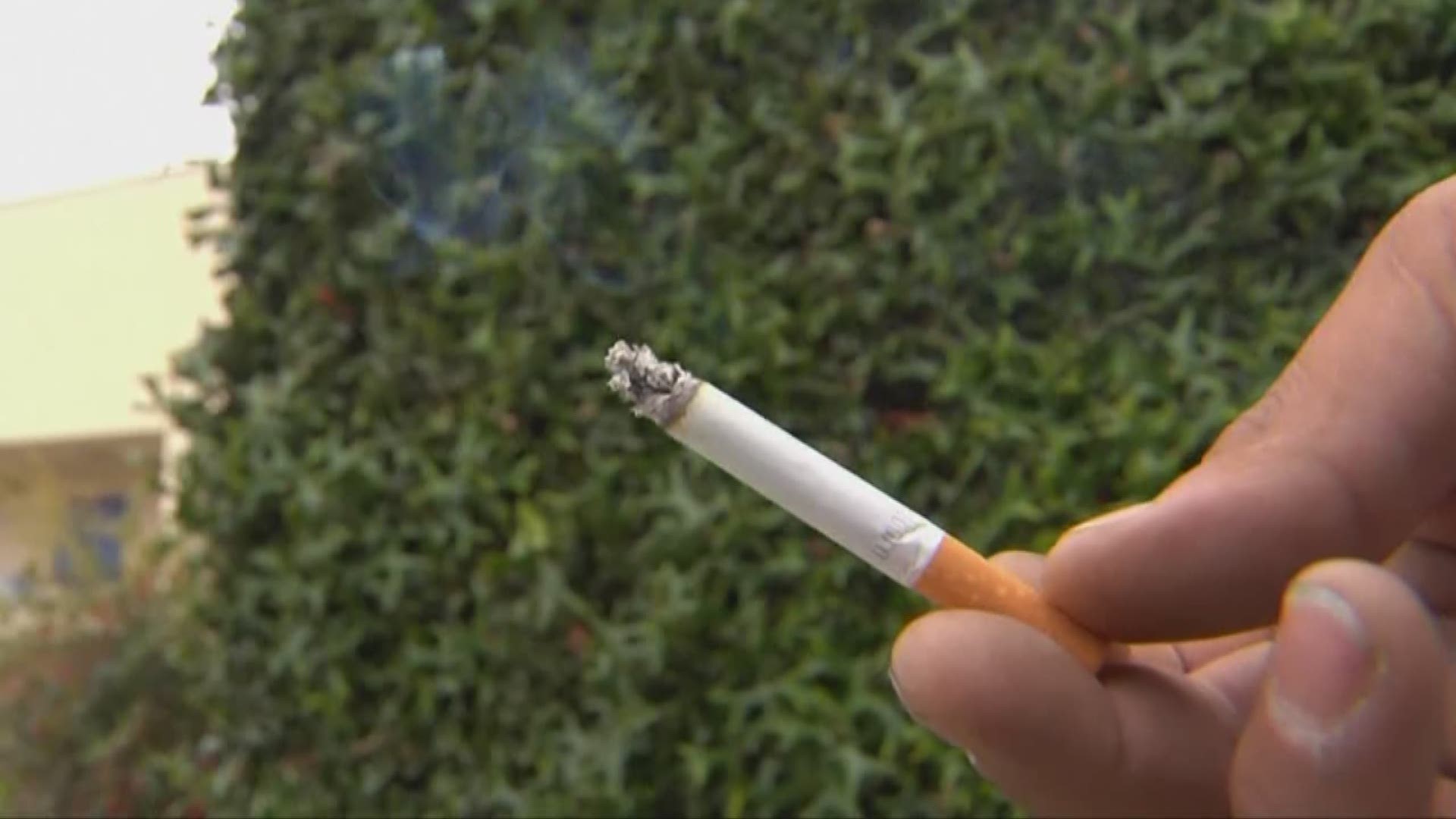 How will public housing smoking ban be enforced?