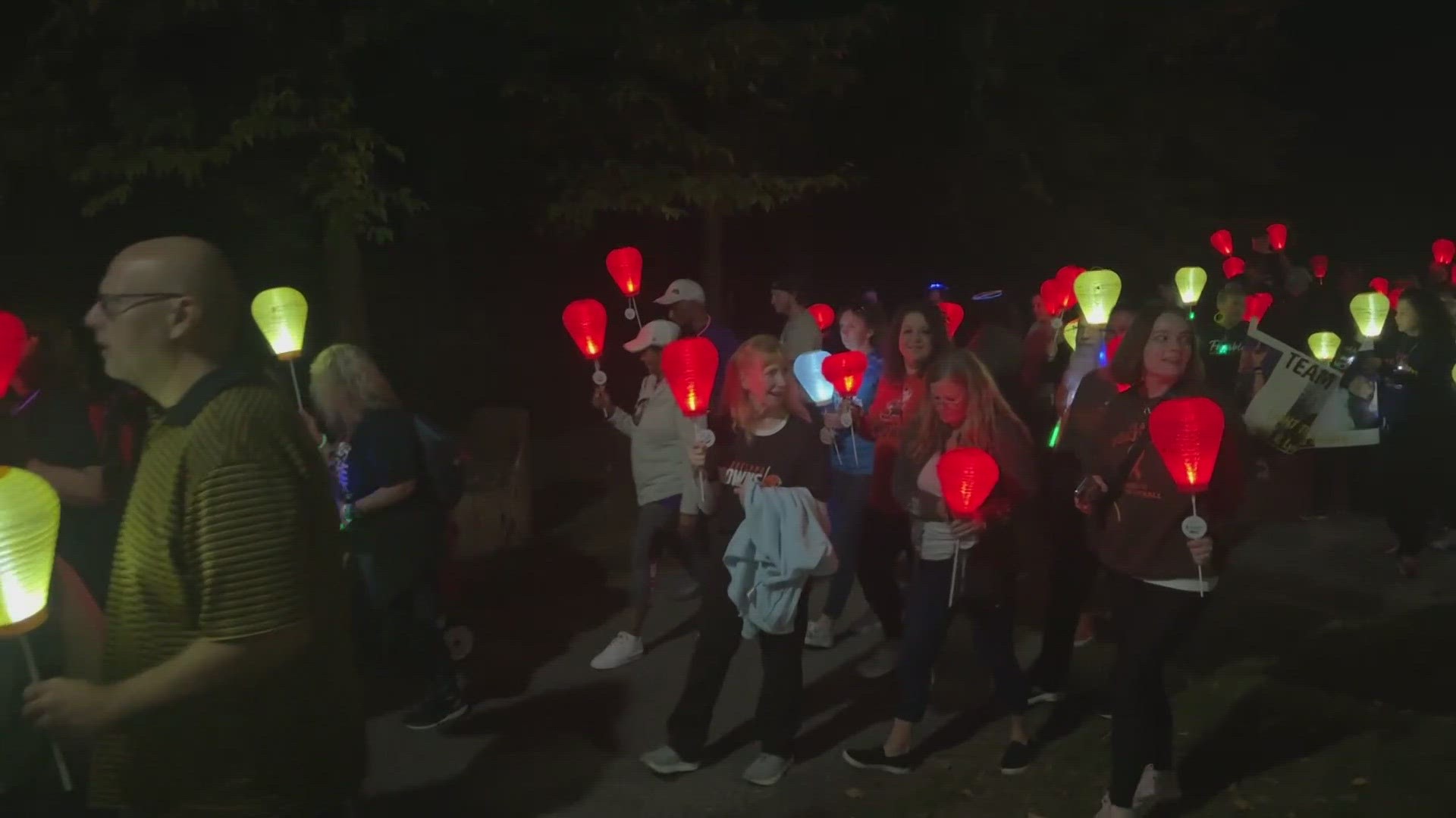 Our 3News family honored Jimmy at the 'Light the Night' event at Wade Oval. The annual event is put on by the Leukemia and Lymphoma Society.