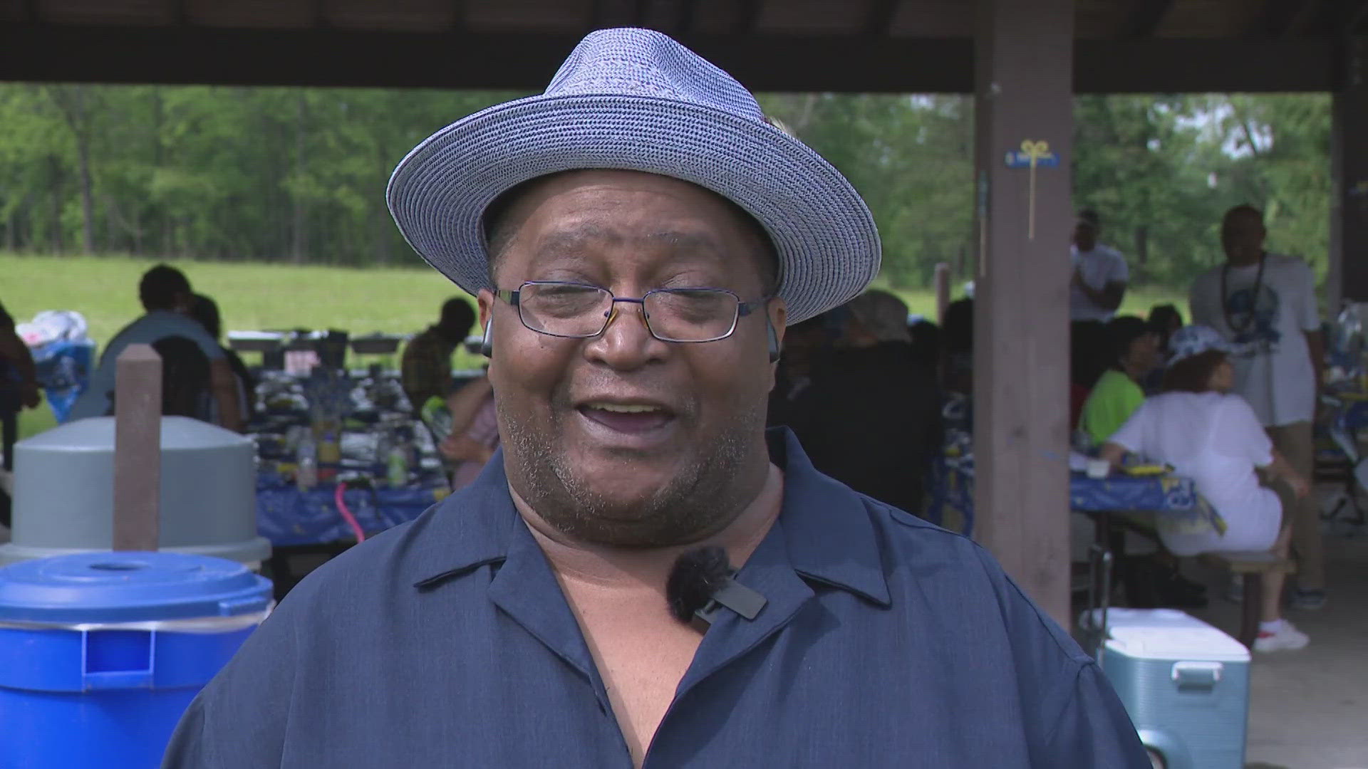 Edward Moss, of Cleveland, admits he wasn't even listening to the radio broadcast Wednesday when his name was selected. He still came away with a new Hyundai.