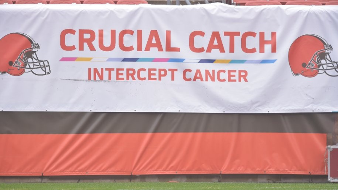 Cleveland Browns Crucial Catch gear for cancer awareness available