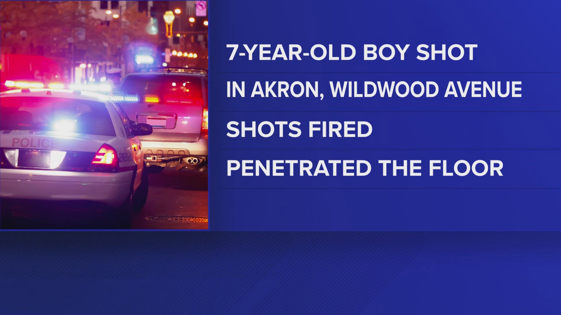 7-year-old boy in serious but stable condition after shooting in Akron ...