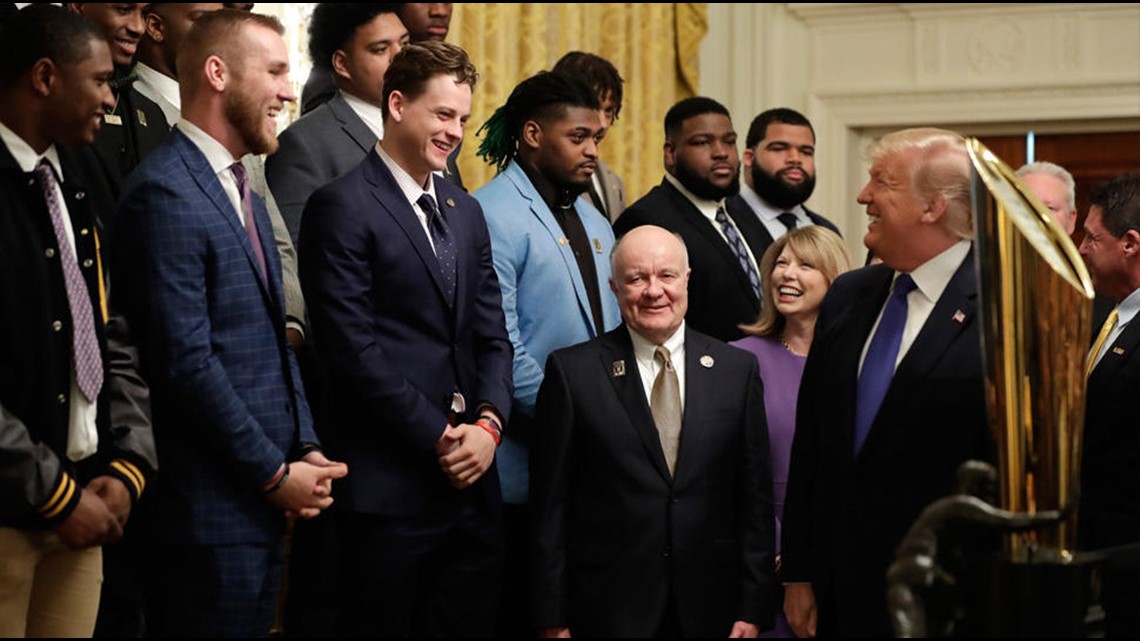 white house visit lsu