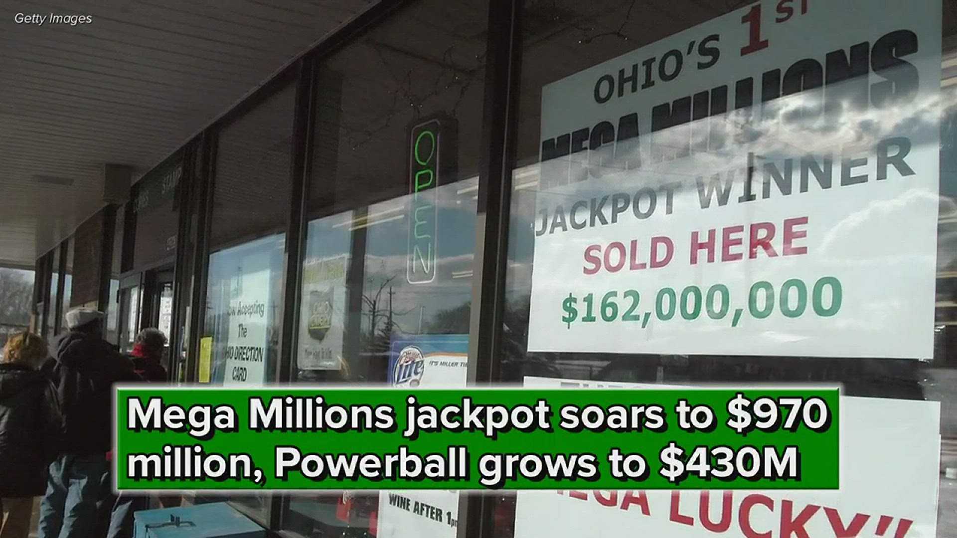 Mega Millions jackpot soars to $970 million, Powerball grows to $430M