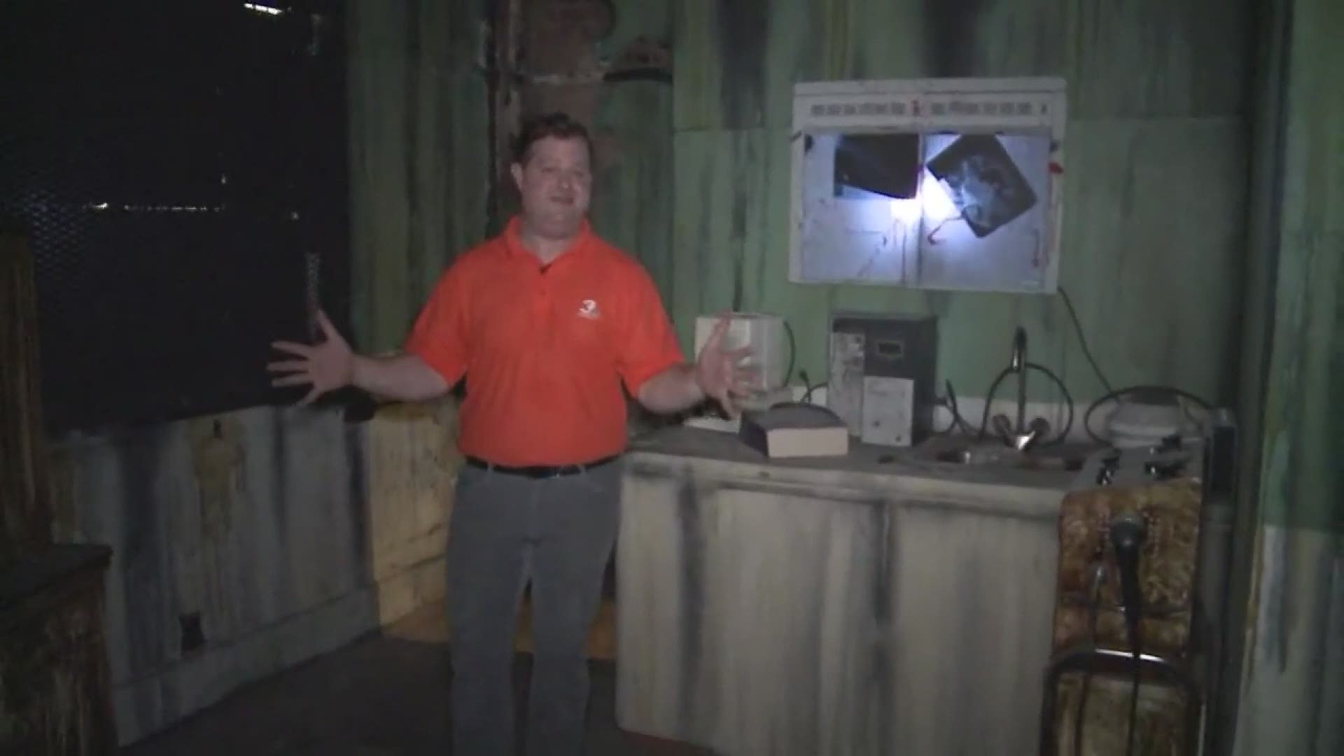 Creepy. Twisted. Bloody. That's what awaits you inside the 2nd floor of the four-floor Haunted Laboratory in Akron, Ohio. WKYC's Eric Sever took a gory tour through the morgue scenes -- and his screams are hysterical. The Laboratory opened in 1981 next do