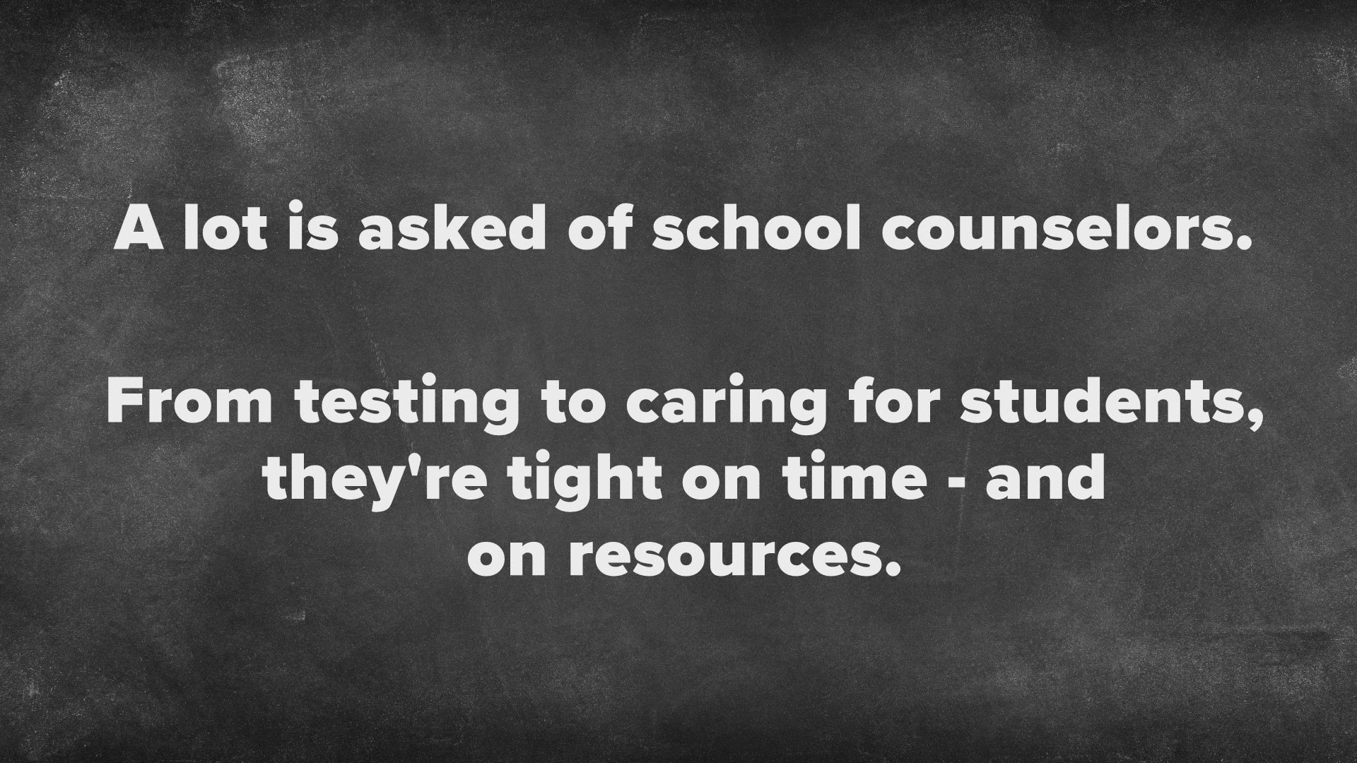 School counselors are stretched too thin and are asked to handle too many tasks. We asked local counselors to sound off on the struggles they face.