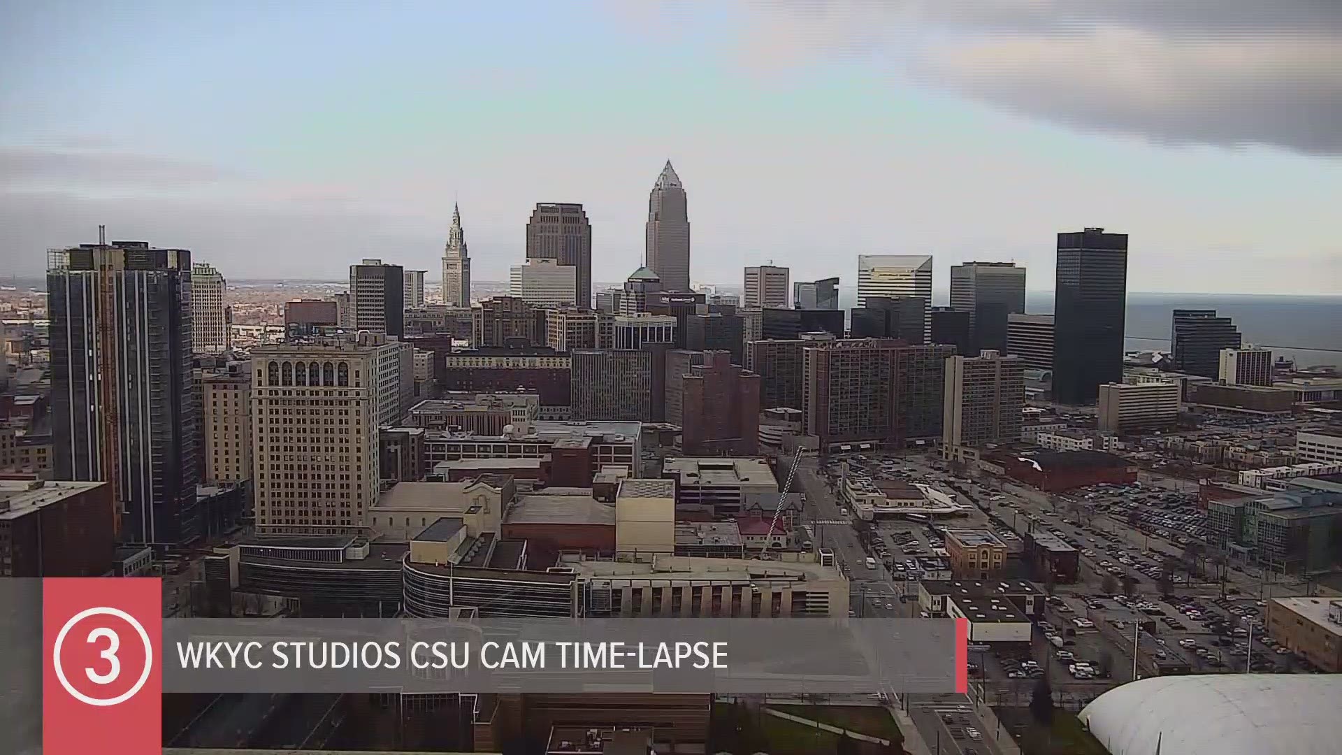 WATCH | Our Wednesday weather time-lapse from the WKYC Studios CSU Cam shows plenty of sunshine! #3weather