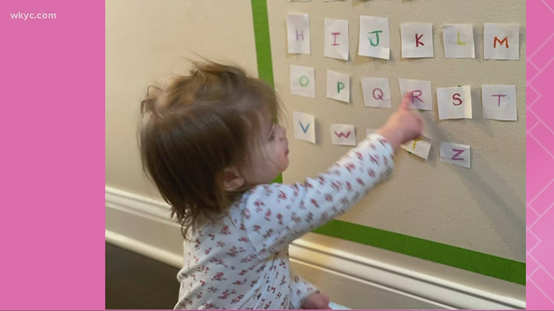 Keeping young toddlers busy is hard, but Maureen Kyle created an easy activity to teach ABC’s with just tape and paper.