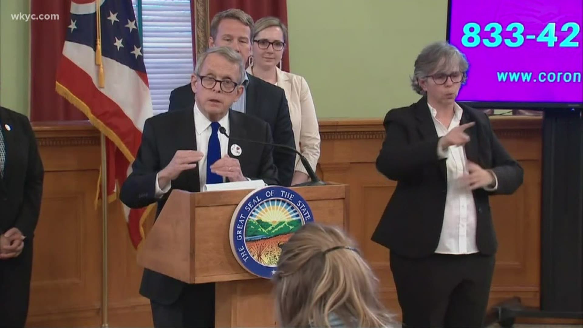 Gov. DeWine says a spike in cases is to be expected. Andrew Horansky has the latest.
