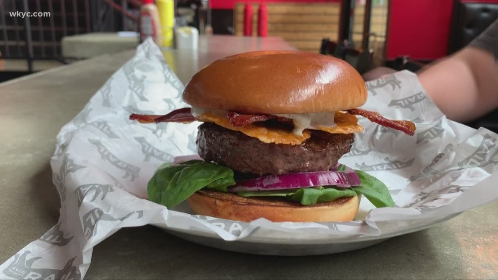 July 18, 2019: When it comes to burgers, nothing says Ohio pride more than a stop at The Rail. We sent Austin Love to their North Olmsted location for a taste test with a lesson in how they grill up their burgers.