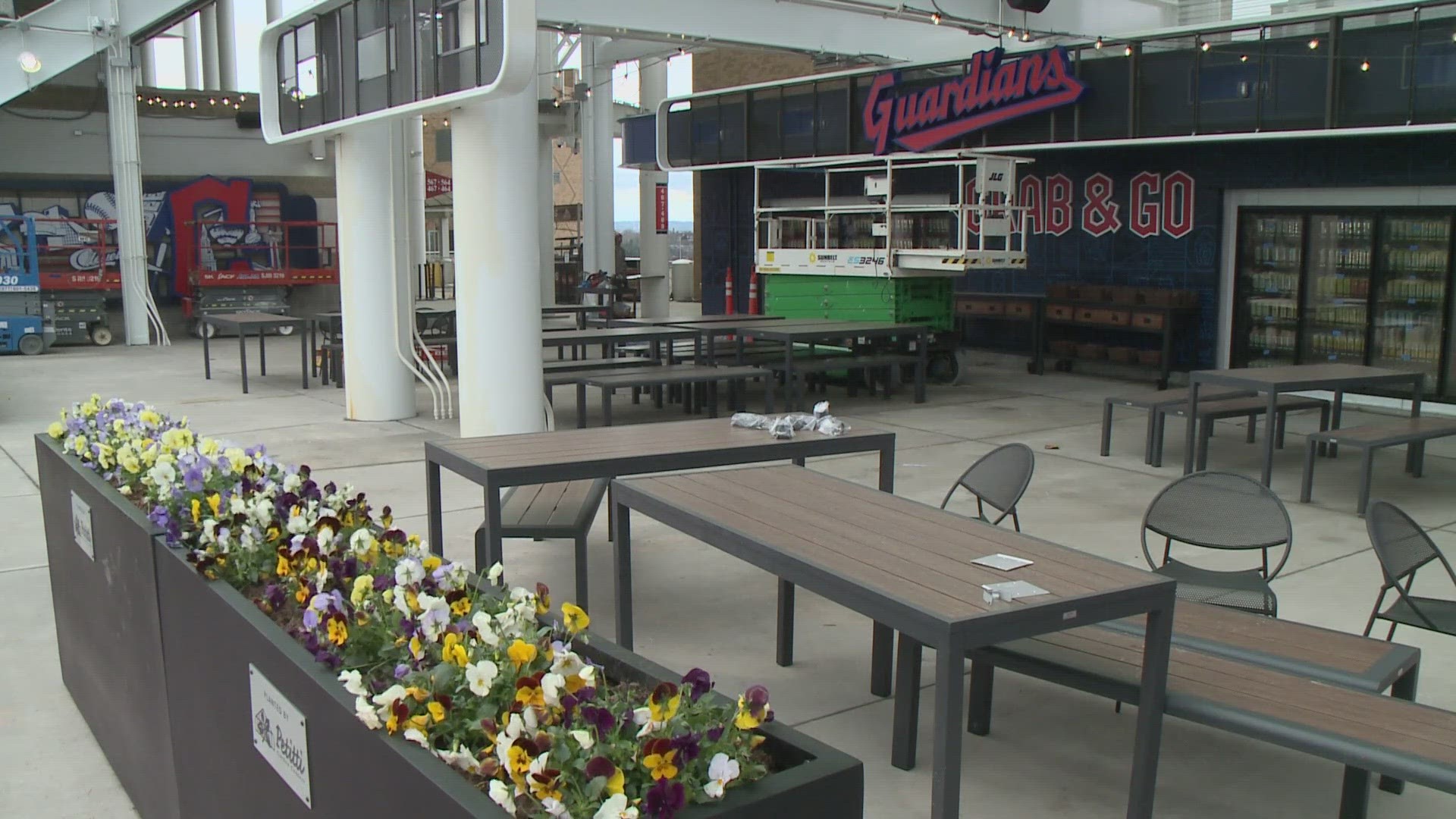 Cleveland Guardians fans will get the first chance to see new Progressive Field improvements at the home opener.