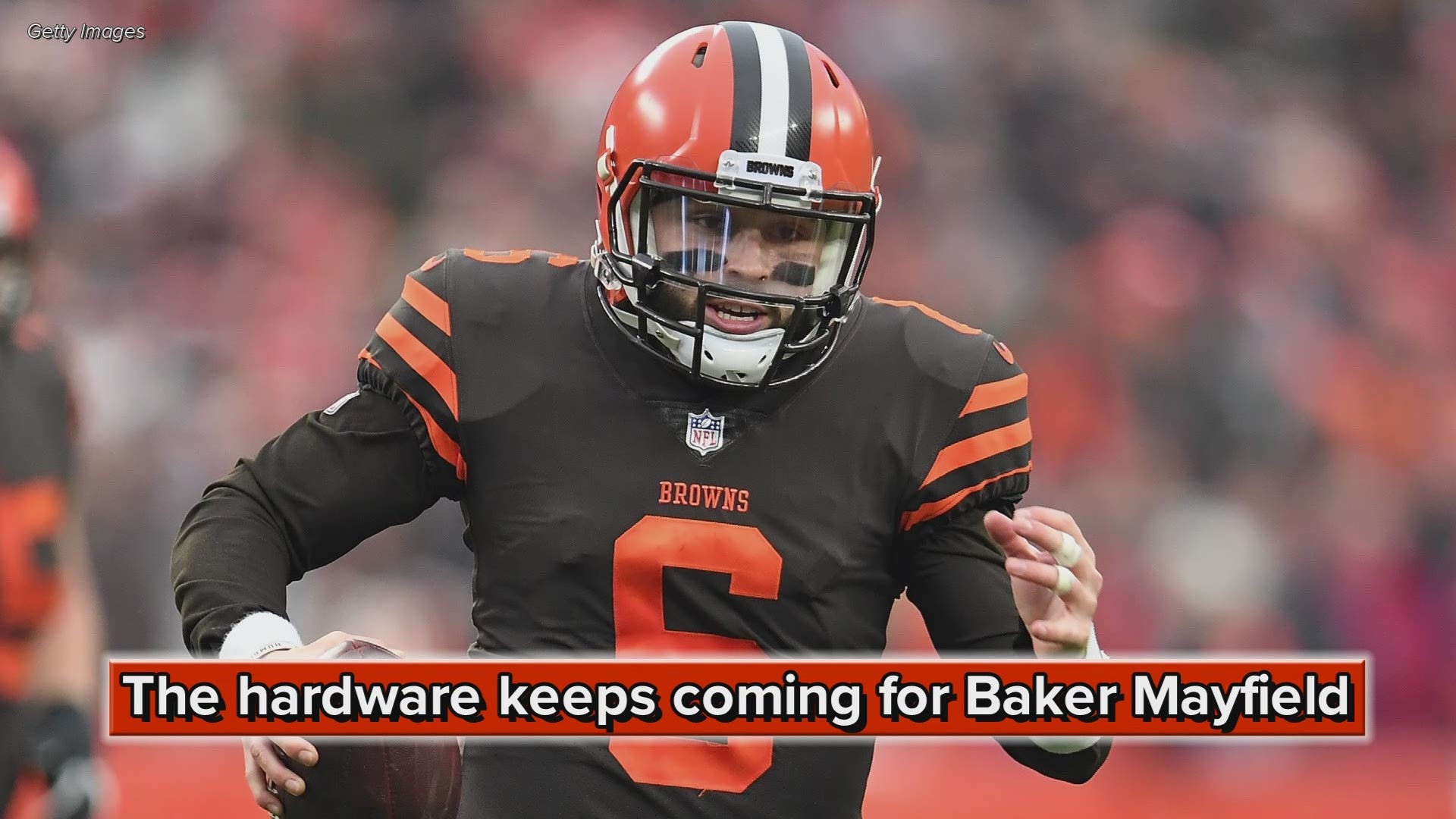 Mayfield completed 27 passes for 284 yards and 3 touchdowns in the Cleveland Browns' 26-18 victory over the Cincinnati Bengals.
