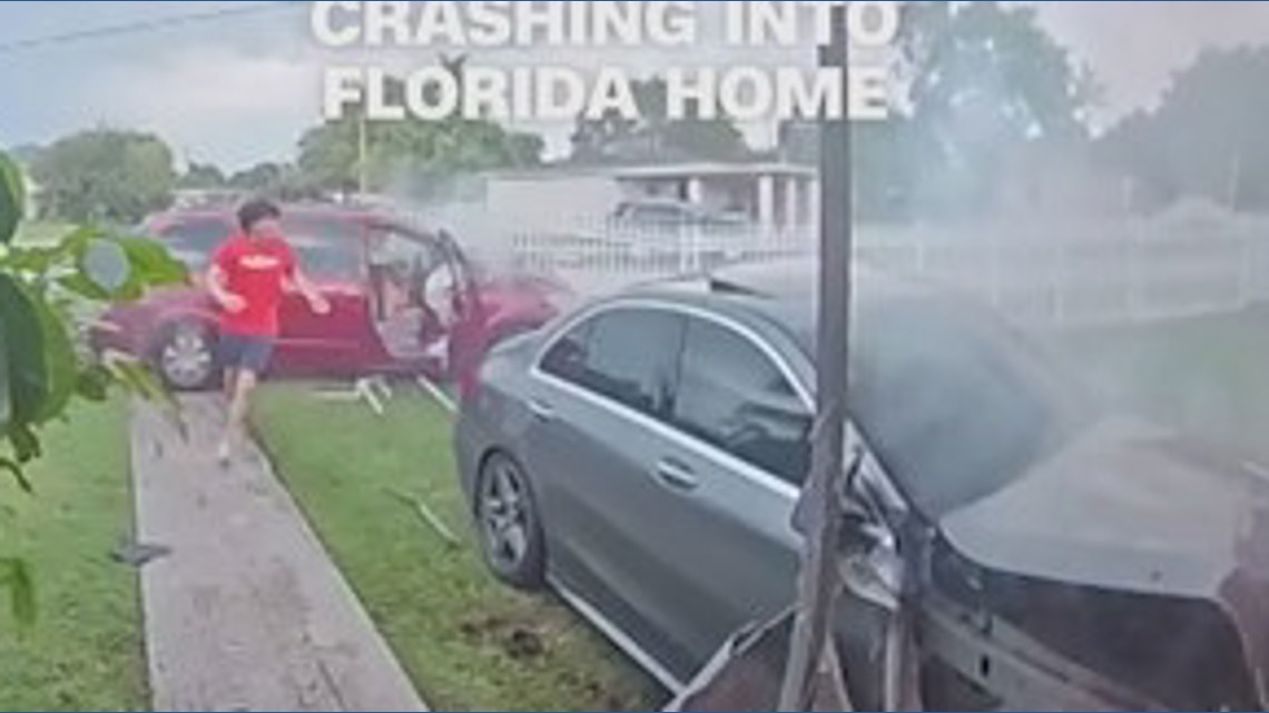 ON CAMERA: Car crashes into Florida home | wkyc.com