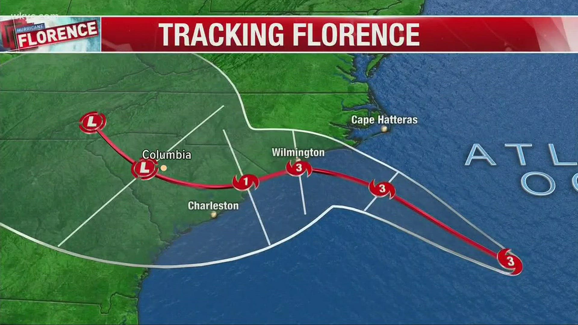 WKYC's Jasmine Monroe reports on Hurricane Florence preparations in South Carolina
