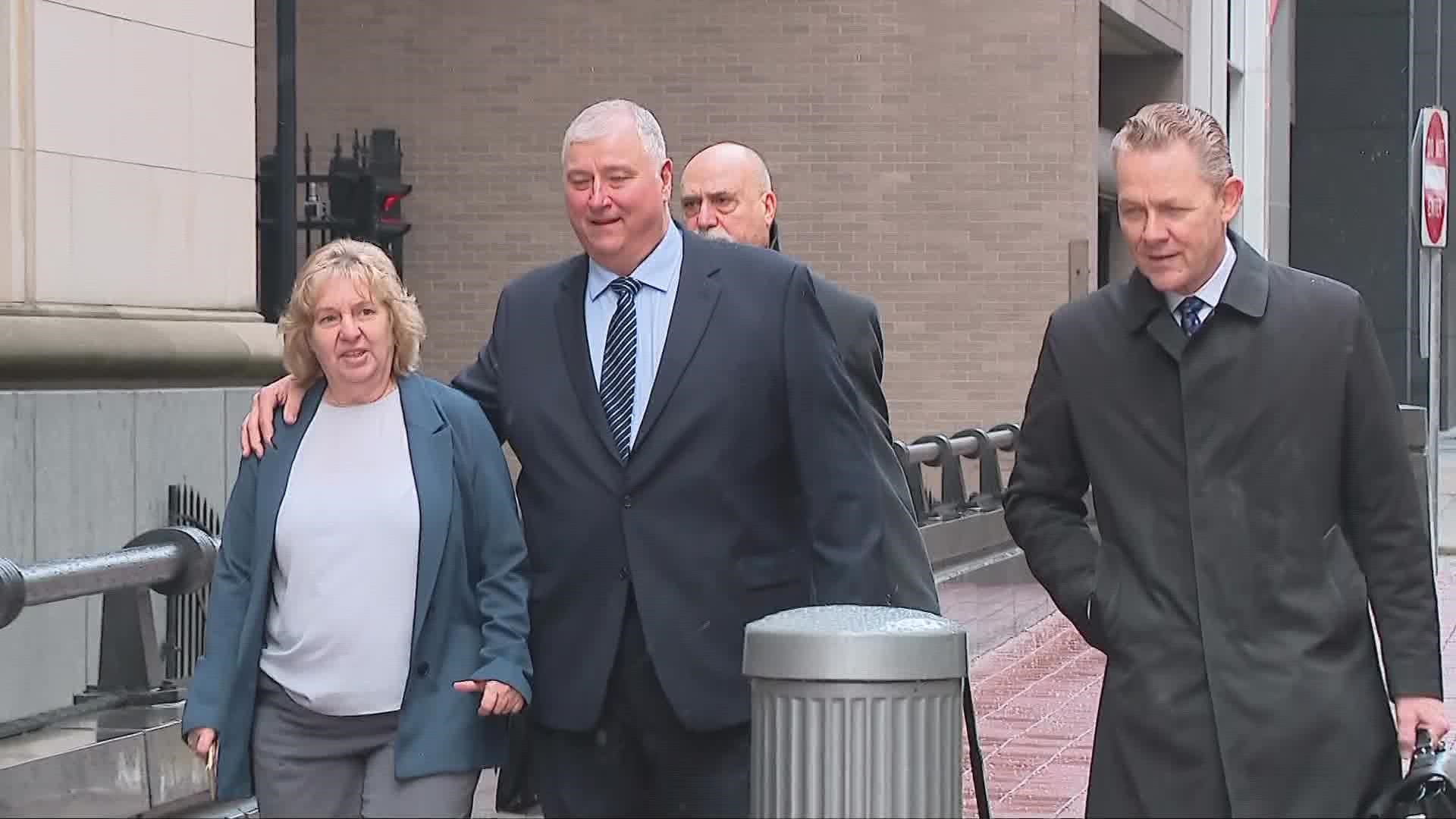 As his federal racketeering trial kicked off Monday, former Ohio House Speaker Larry Householder said he is optimistic.