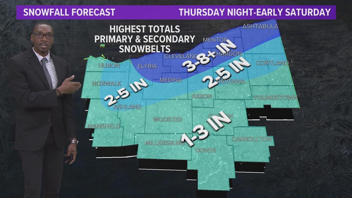 Cleveland weather Snow On The Way What To Expect