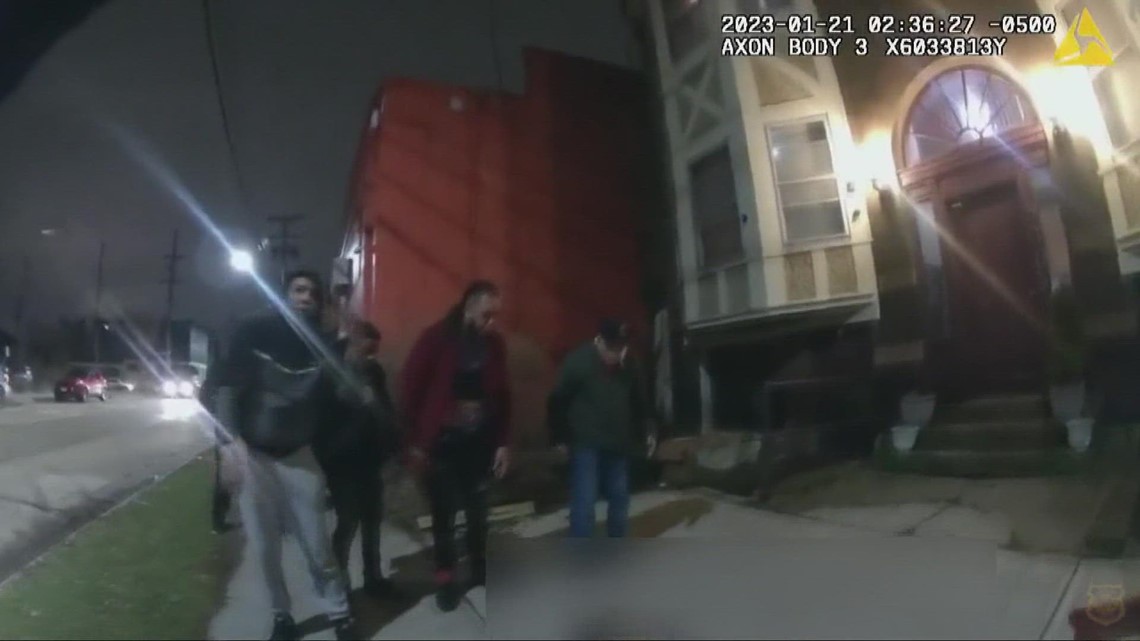 Body camera video shows Cleveland police officer shooting man outside nightclub