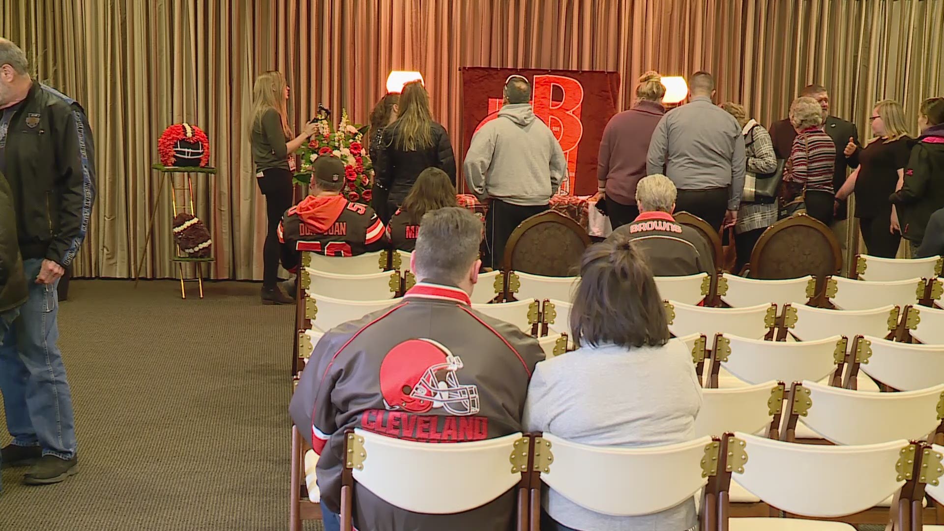 A memorial service for Swagger took place Saturday in Willoughby Hills. The bullmastiff died earlier this month at the age of 6.